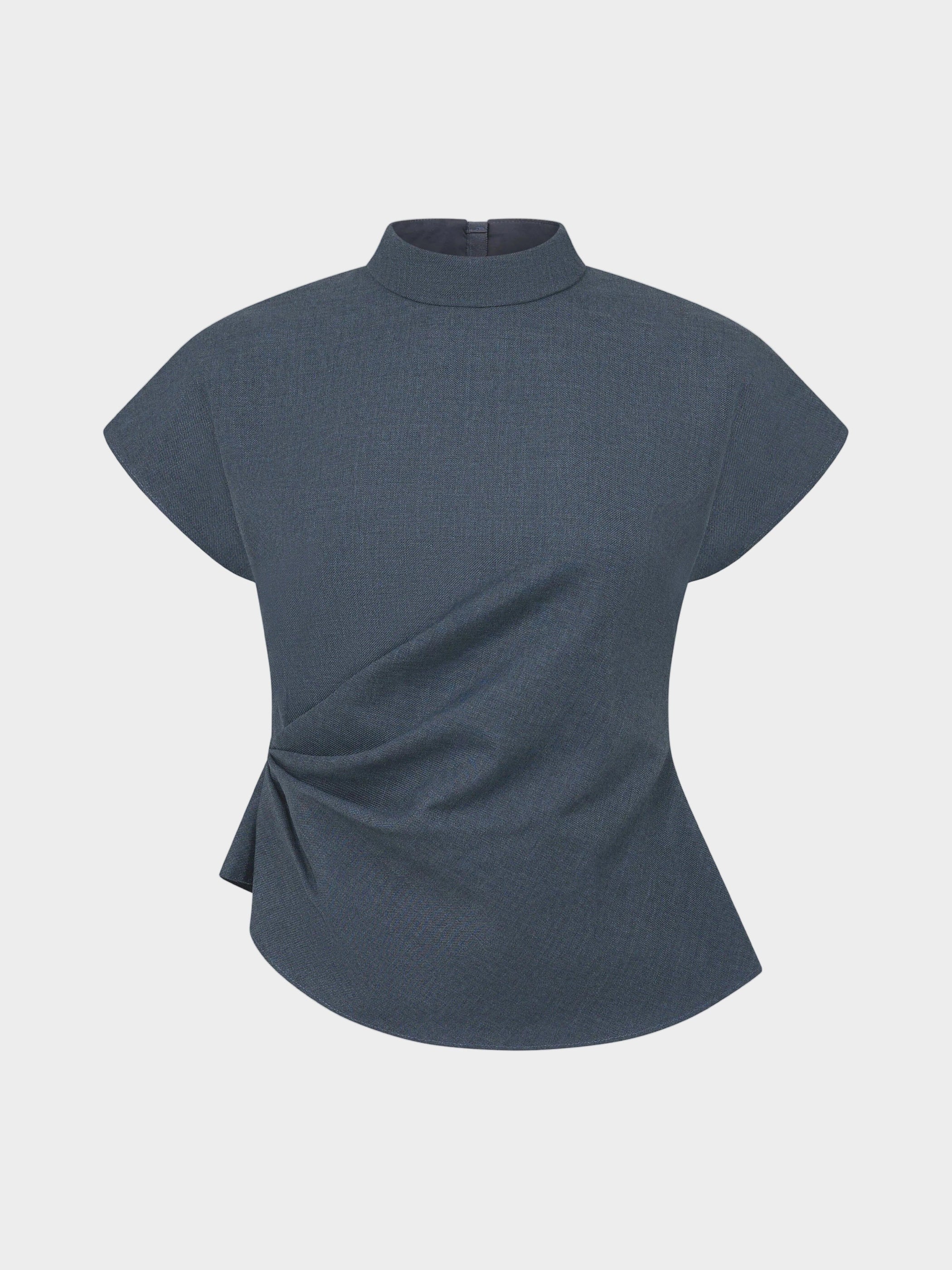 Rhona Top in Slate Grey