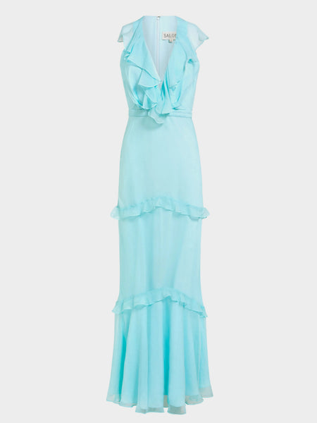 Rita Dress in Glacier Blue – SALONI