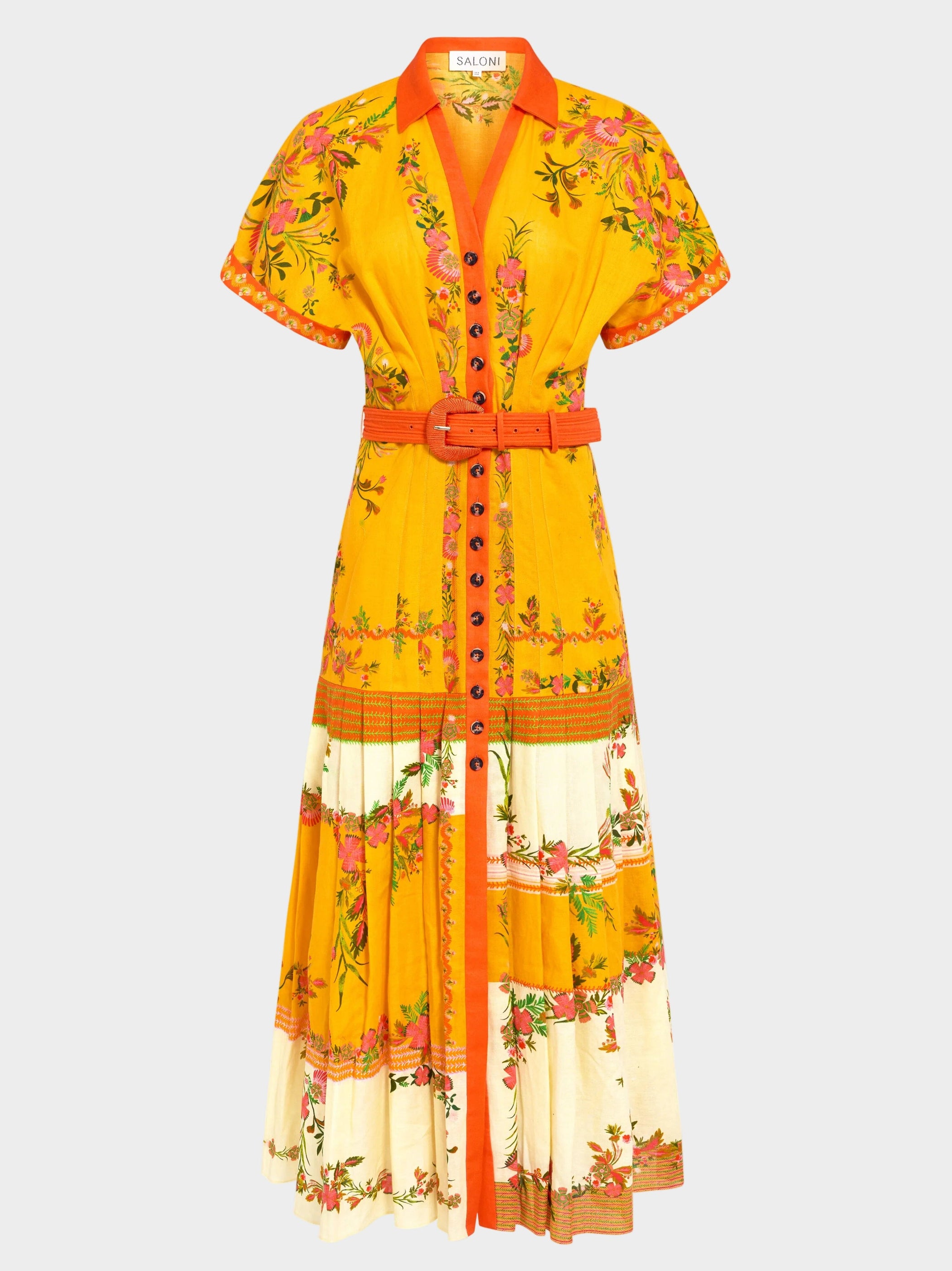 Riya B Dress in Zinnia Sunset