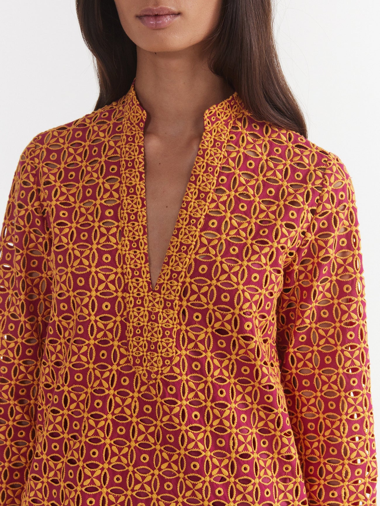 Load image into Gallery viewer, Suni Kurta in Berry Apricot