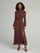 Jacqui B Dress in Akina Wine