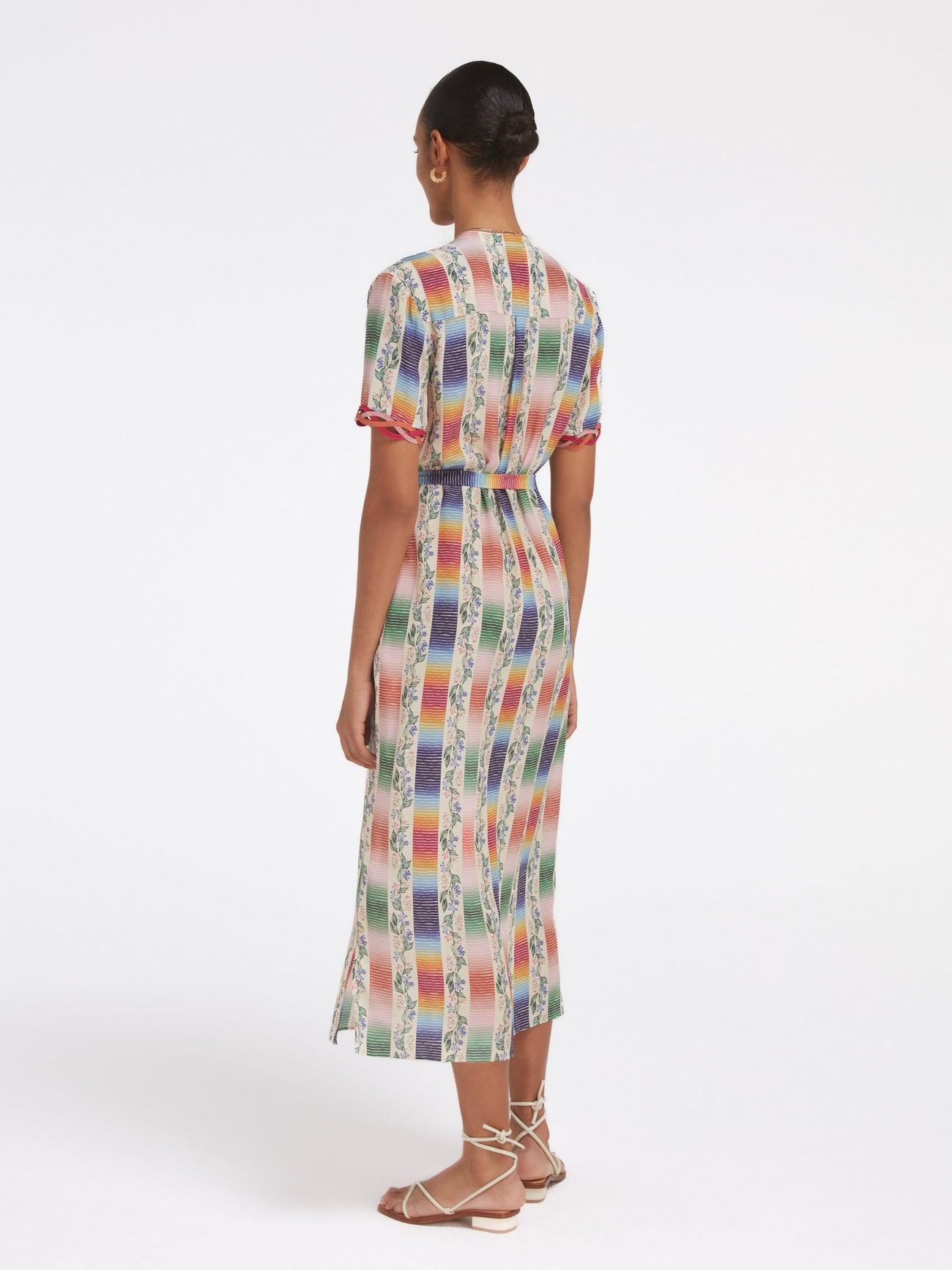 Load image into Gallery viewer, Vicki Dress in Hedgerow Stripe