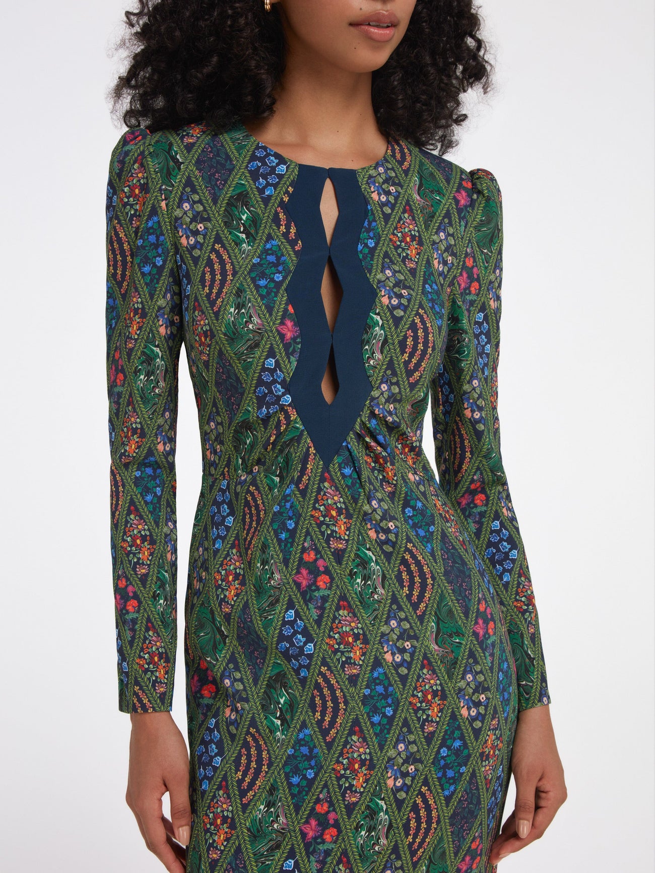 Load image into Gallery viewer, Jinx C Dress in Labyrinth Navy