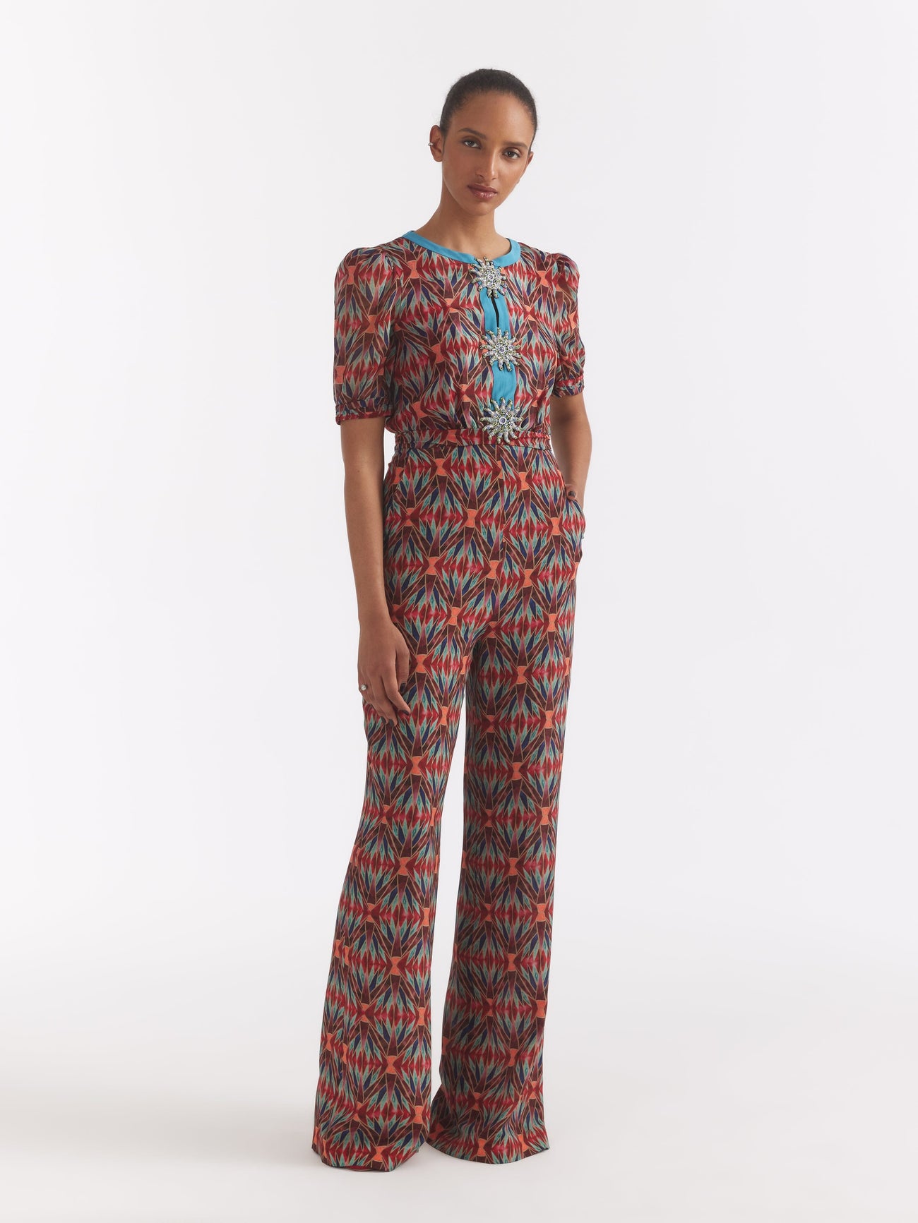 Load image into Gallery viewer, Jamie Jumpsuit in Topaz