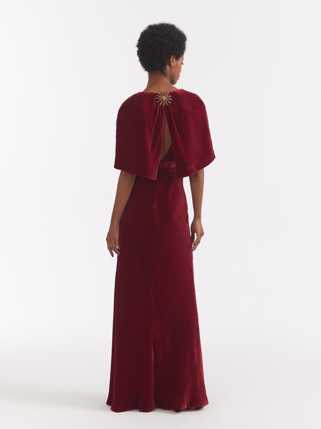 Load image into Gallery viewer, Celeste Long Dress in True Red
