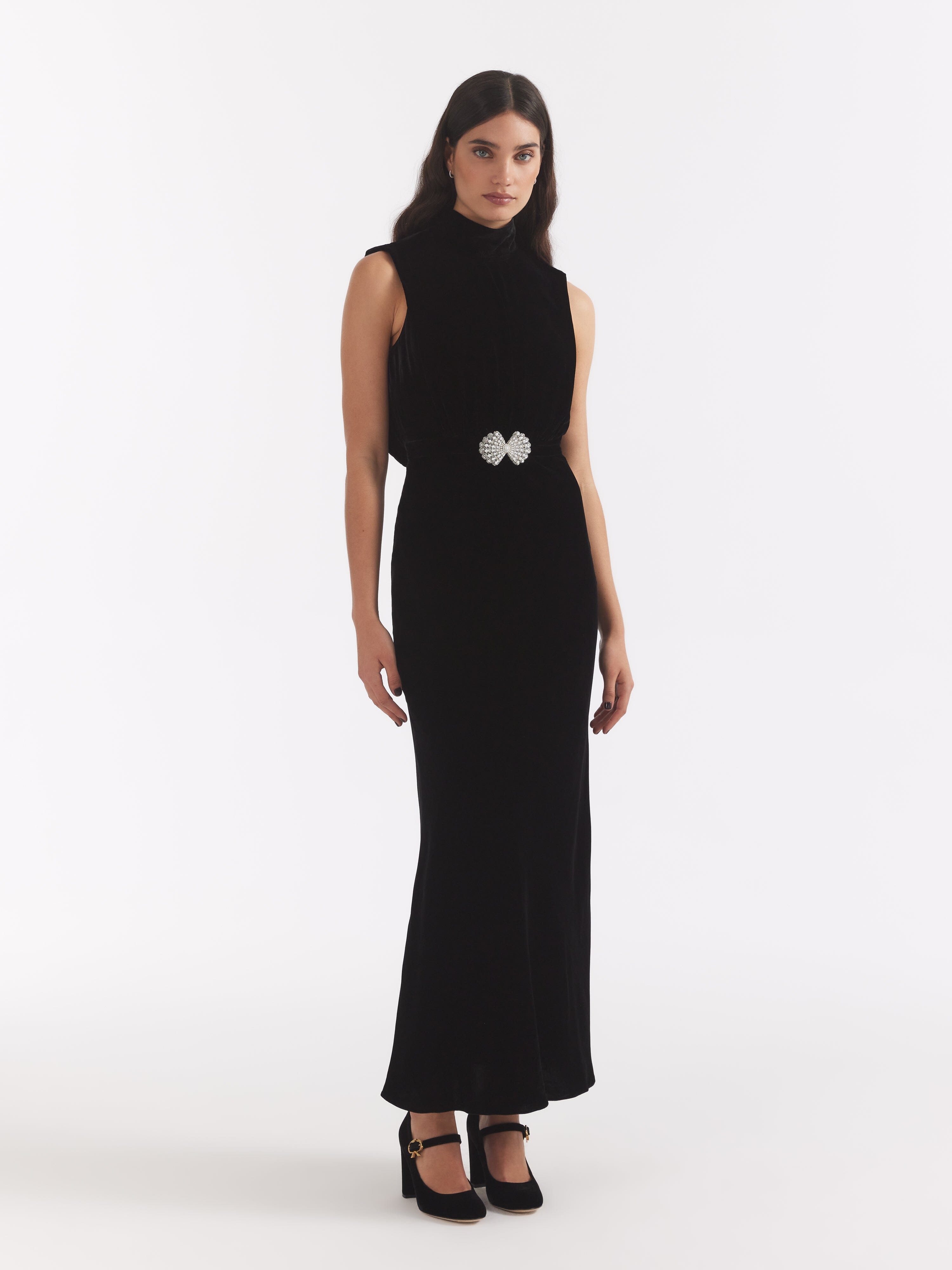 saloni fleur midi dress SALONI Fleur Midi Dress