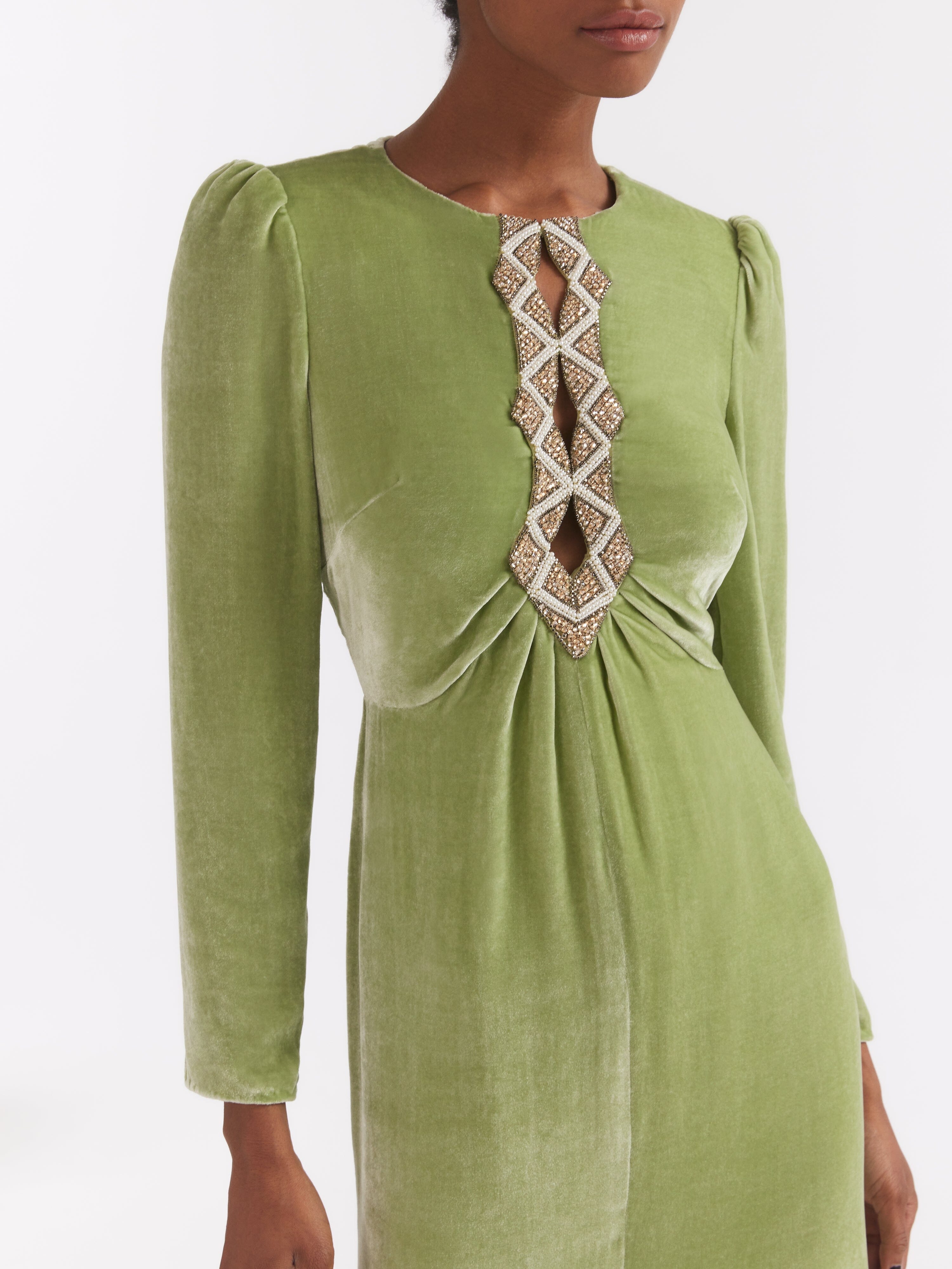 Jinx C Dress in Light Jade