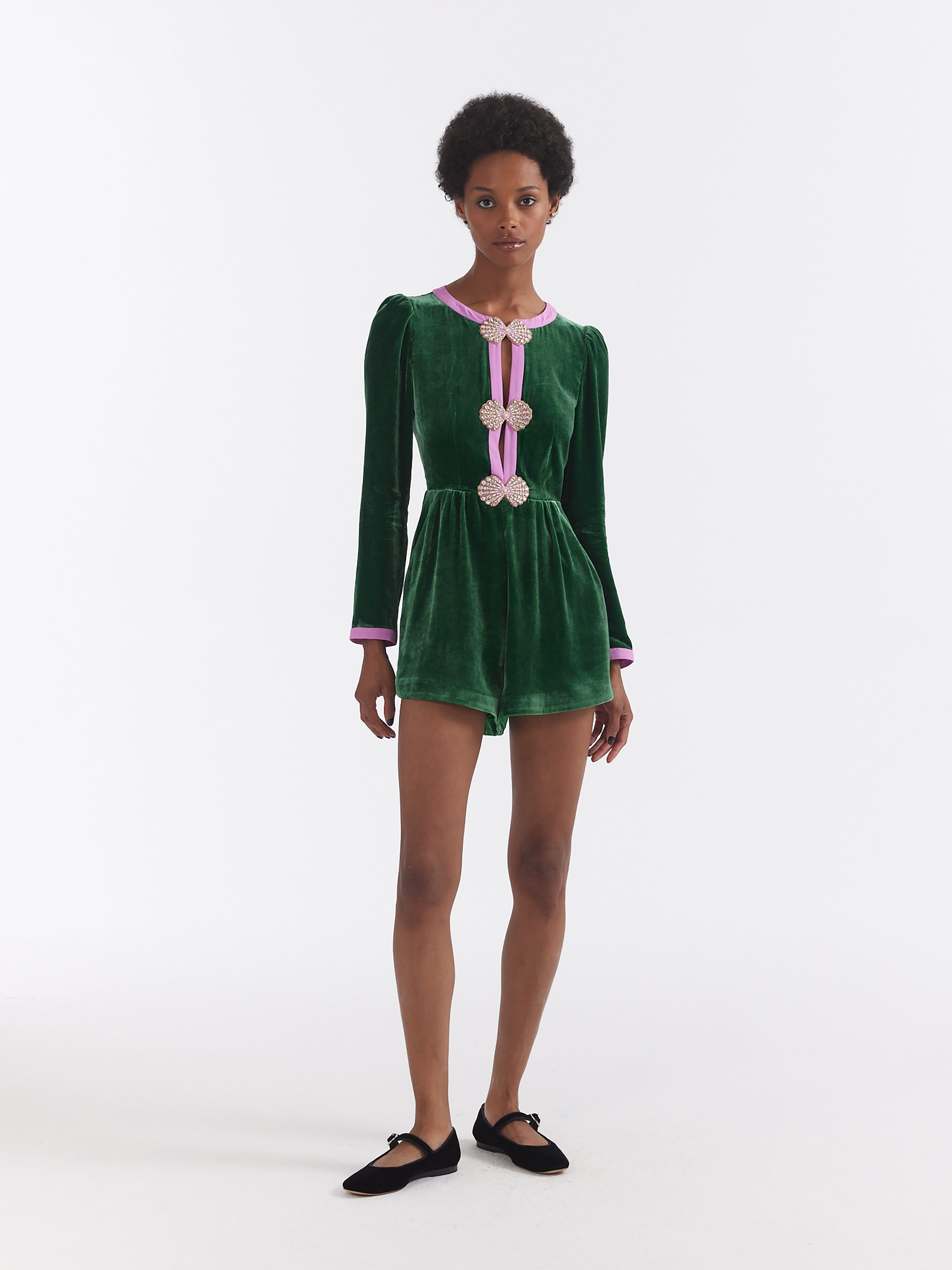 Emerald playsuit hot sale