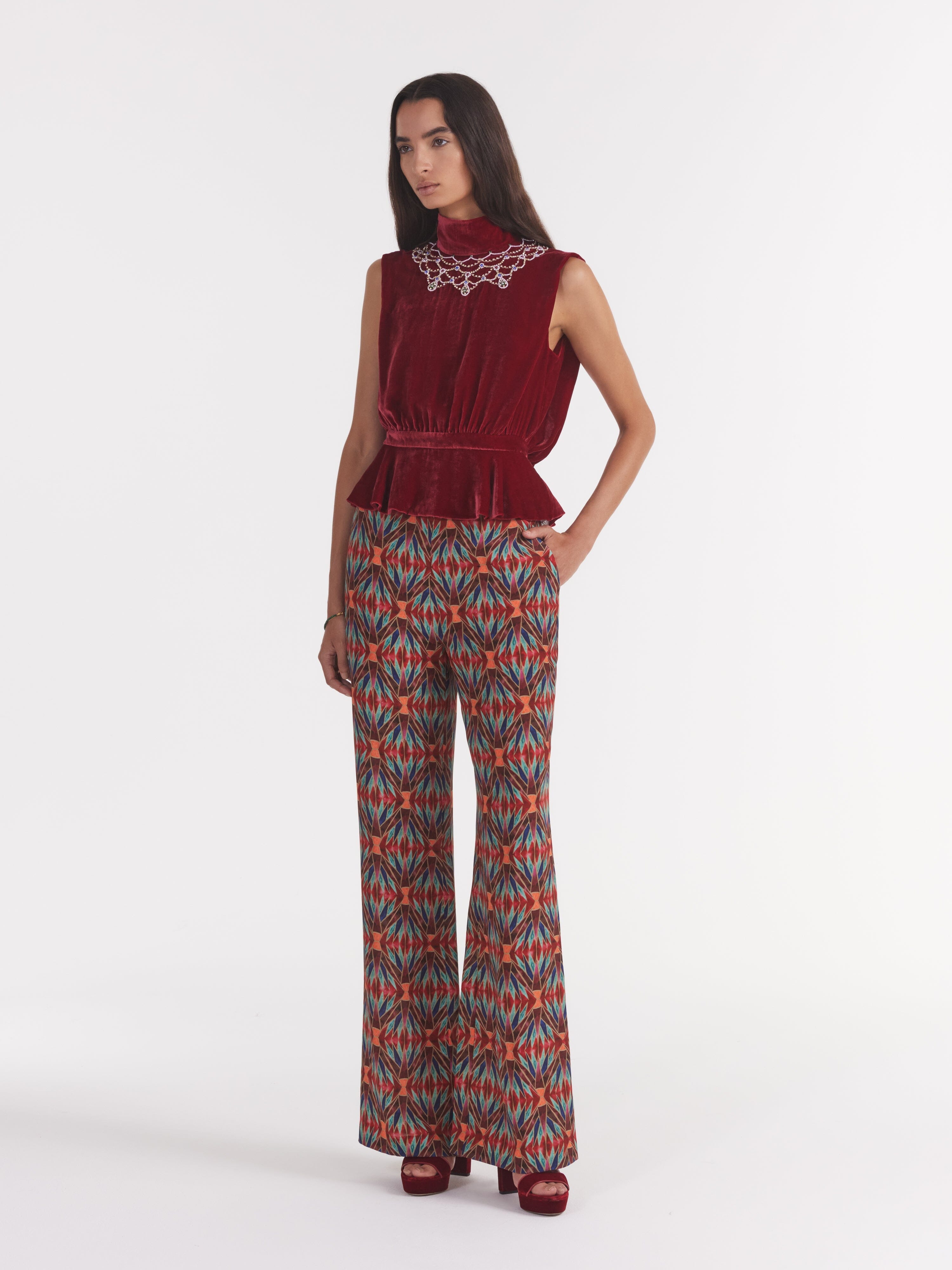 Jamie Trousers in Topaz