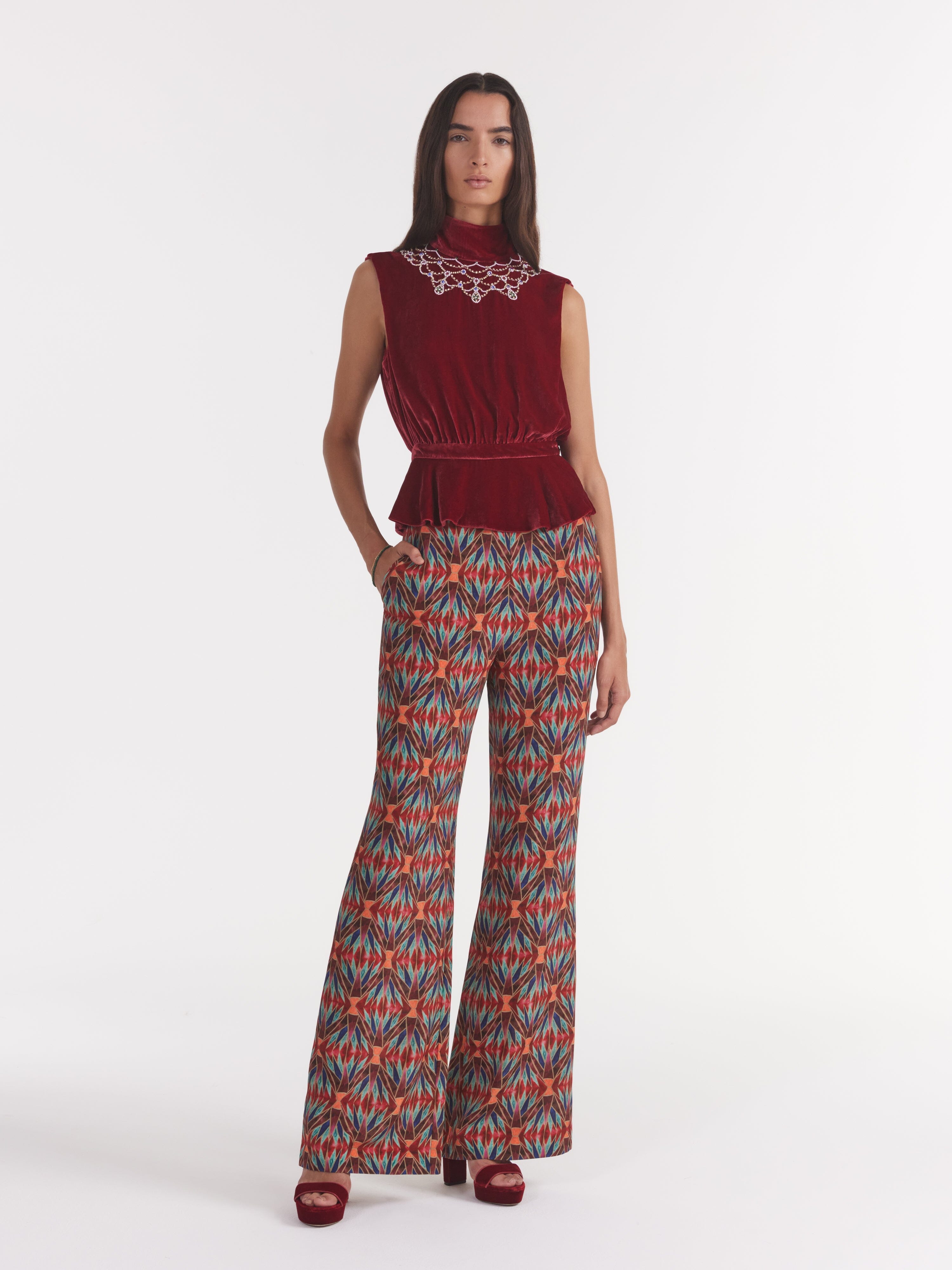 Jamie Trousers in Topaz