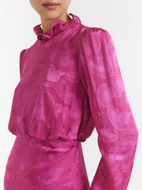 Rina B Dress in Pink Flambé