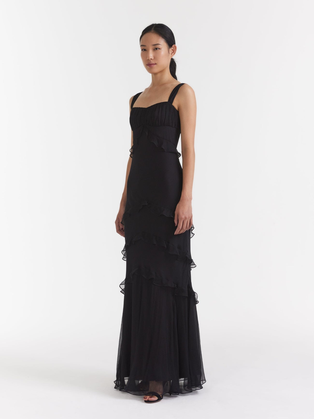 Load image into Gallery viewer, Chandra Dress in Black