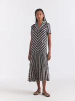 Sonia C Dress in Photos Stripe