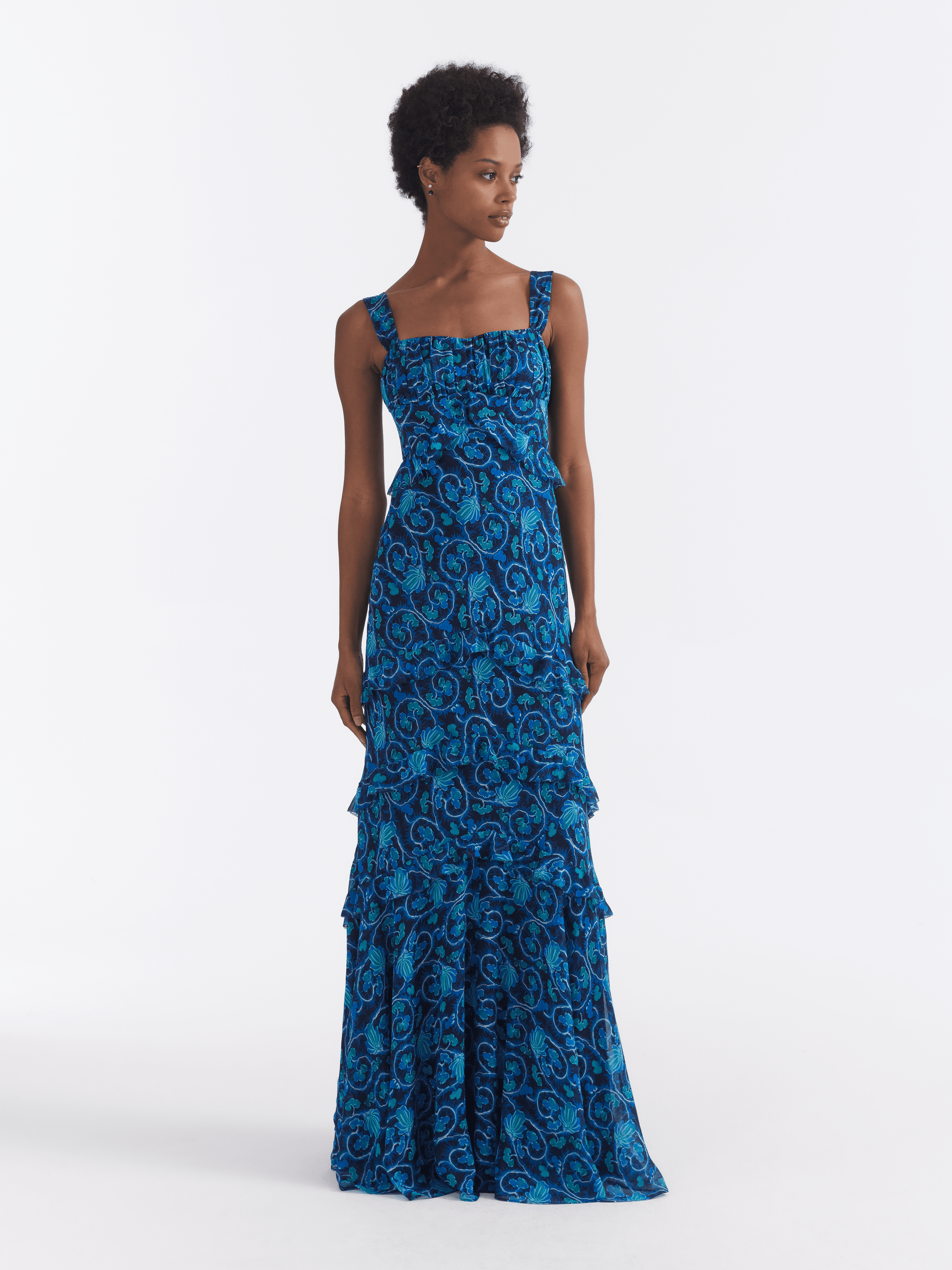 Chandra Dress in Harvest Midnight