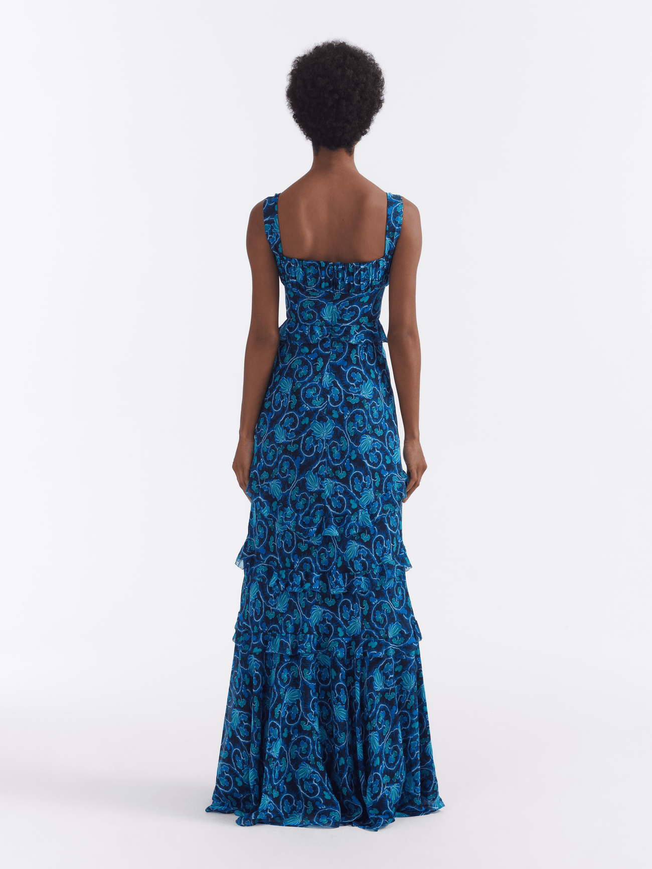 Load image into Gallery viewer, Chandra Dress in Harvest Midnight