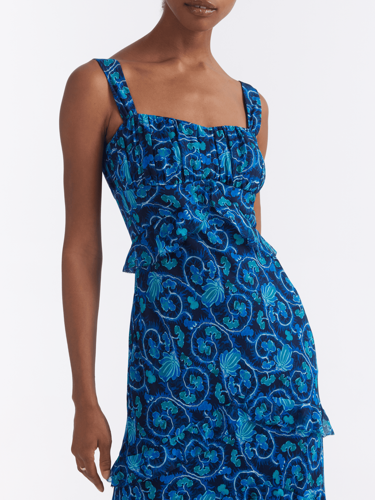 Load image into Gallery viewer, Chandra Dress in Harvest Midnight