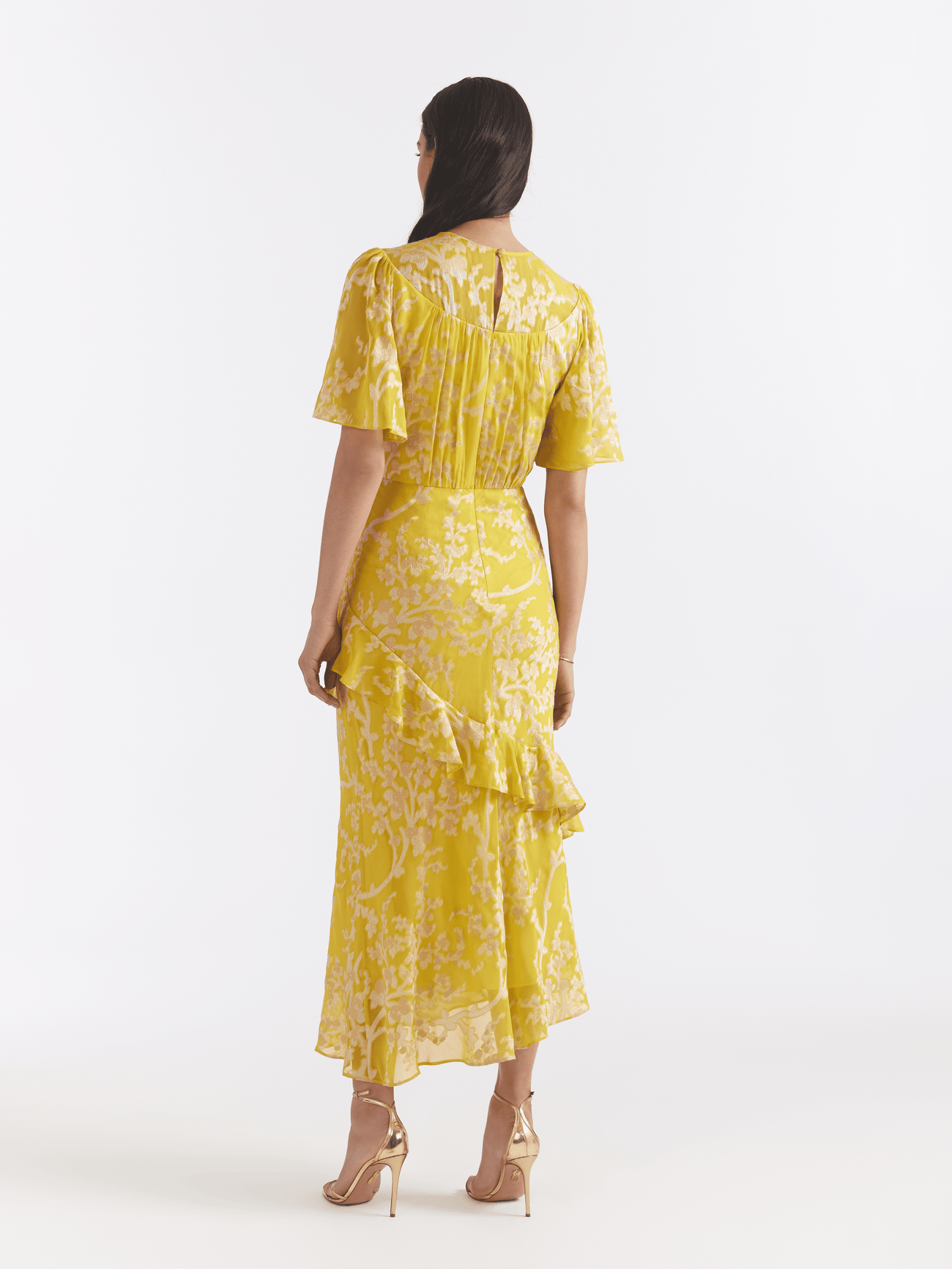 Load image into Gallery viewer, Vida B Dress in Bright Lemon