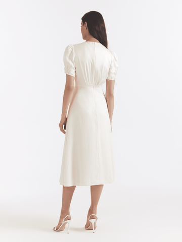 Saloni hotsell white dress