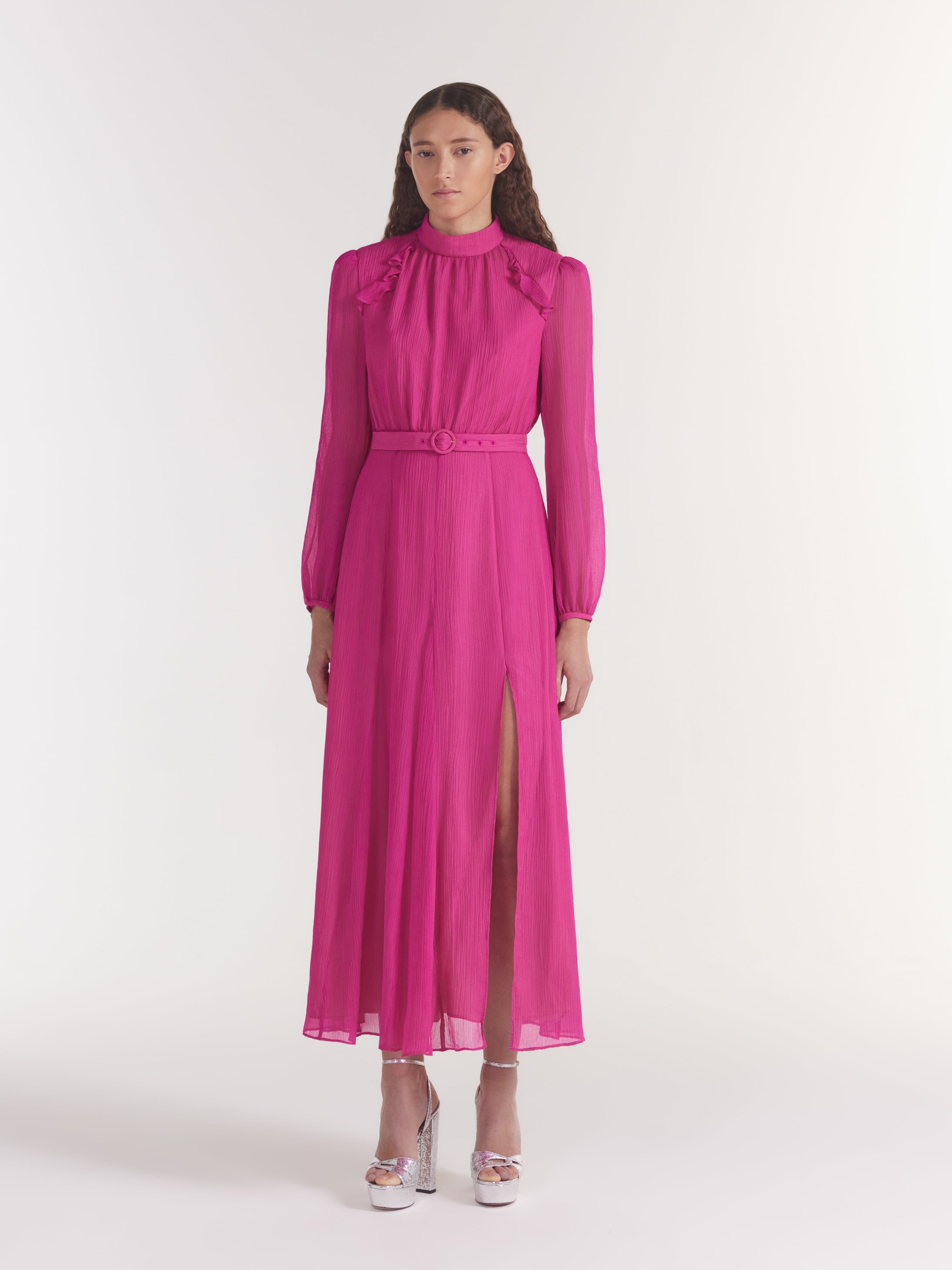 Jacqui B Dress In Posey Pink – SALONI