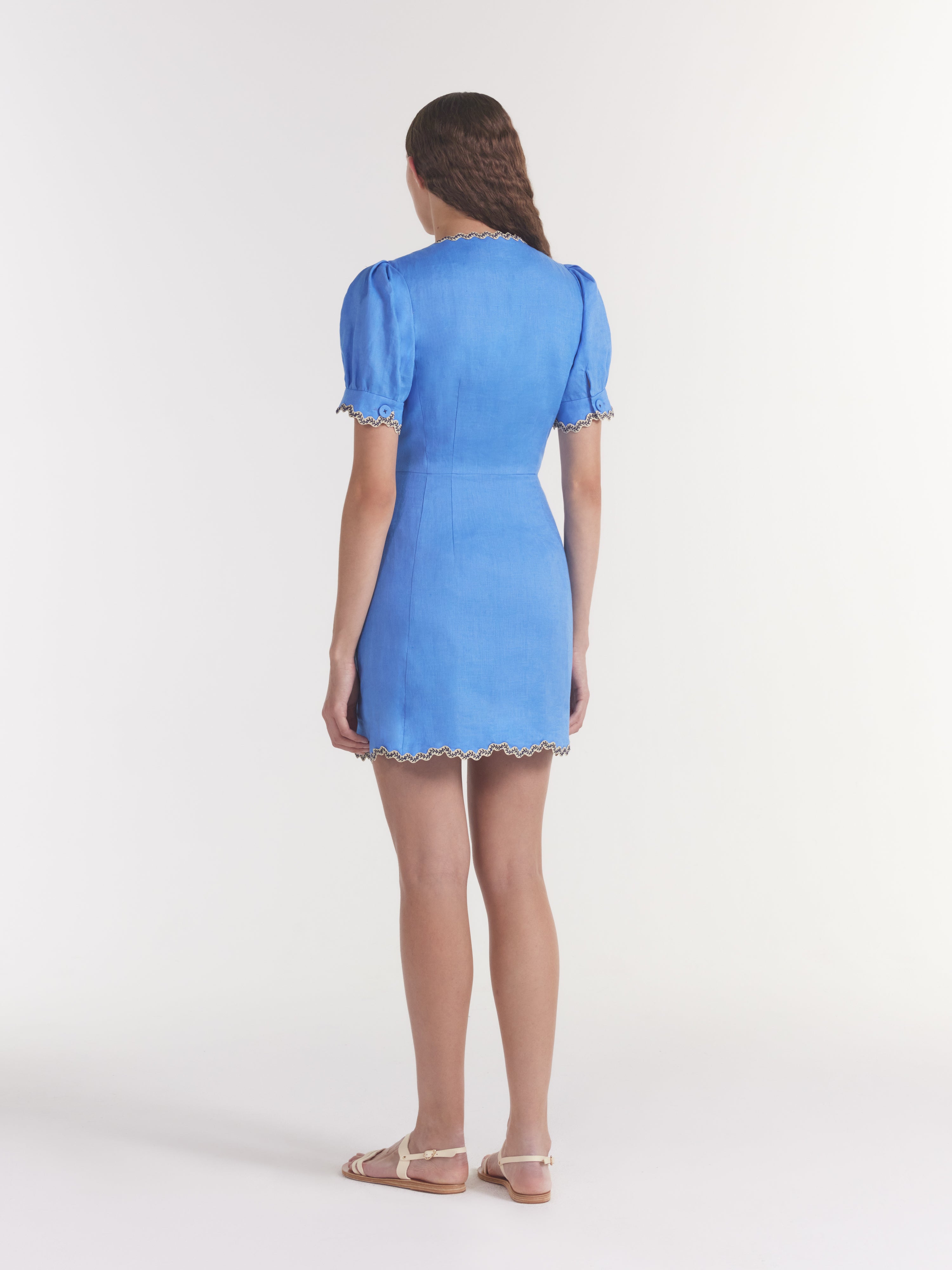 Marlee Dress in Peri Blue
