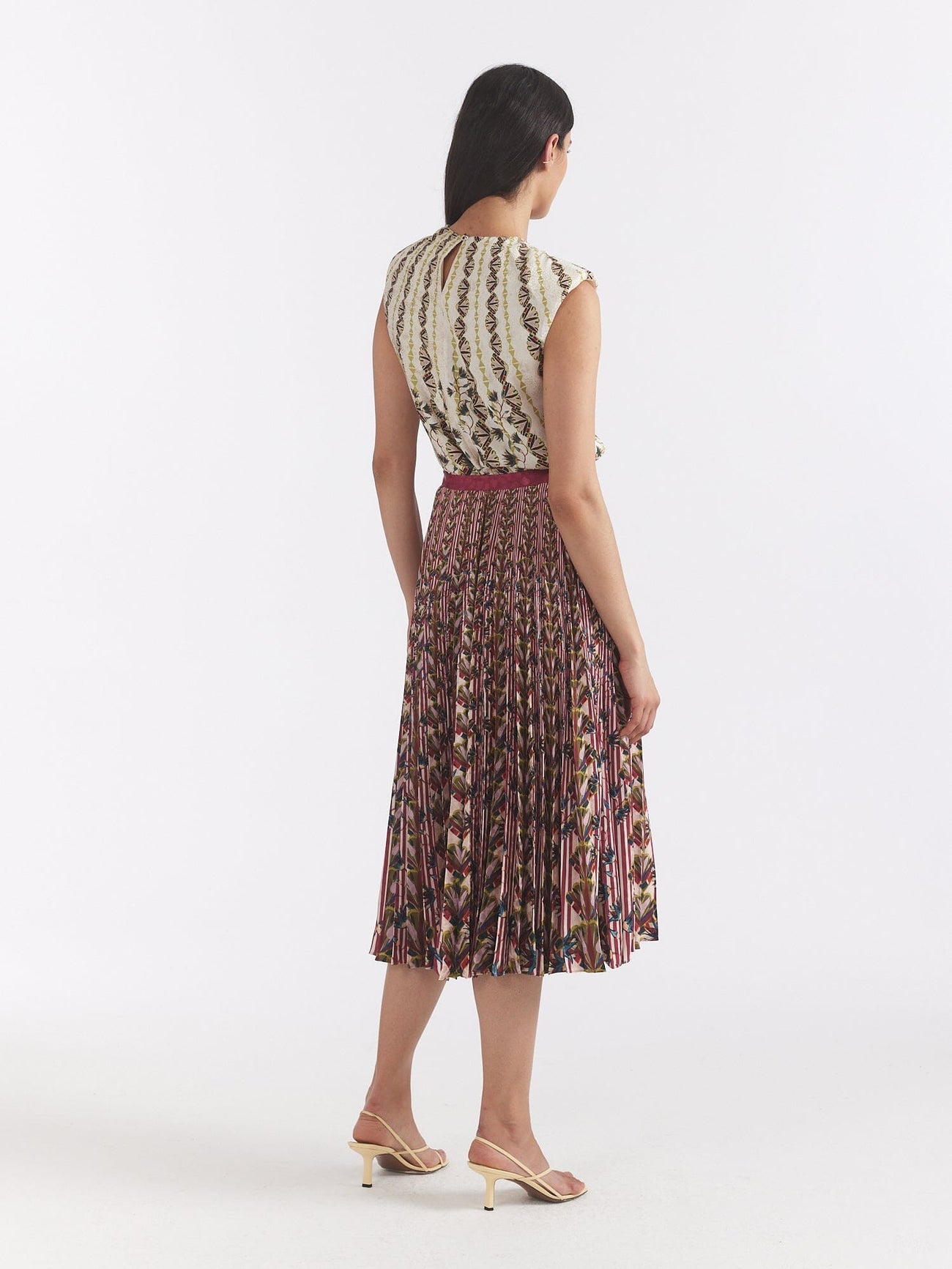 Load image into Gallery viewer, Kim Skirt in Papillon Stripe
