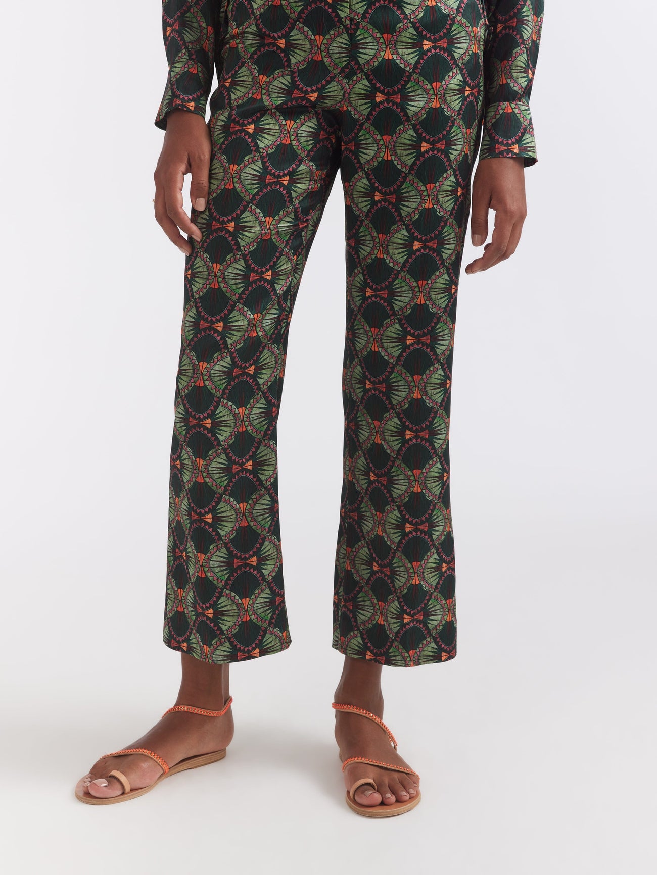 Load image into Gallery viewer, Capri Flute B Trouser in Myrtle