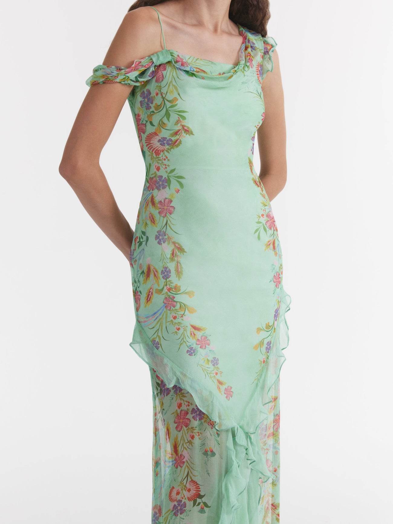 Load image into Gallery viewer, Seema Dress in Zinnia Garden