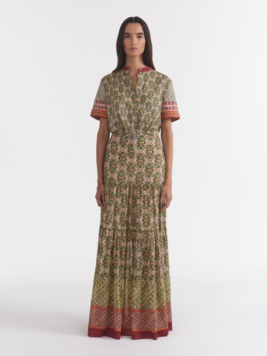 Orange Saloni Skirt