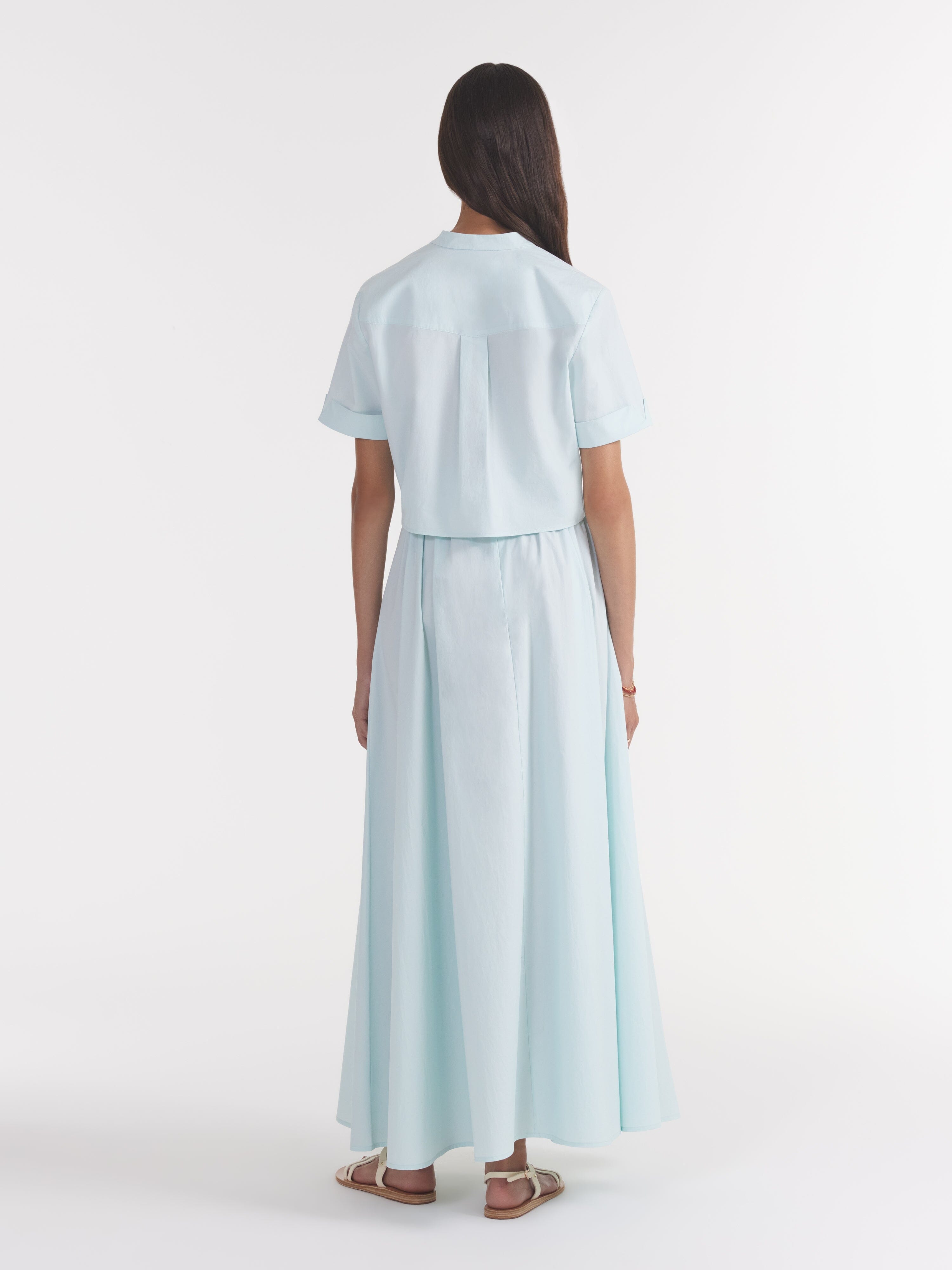 SALONI | JUDI SKIRT | QUAIL CHECK