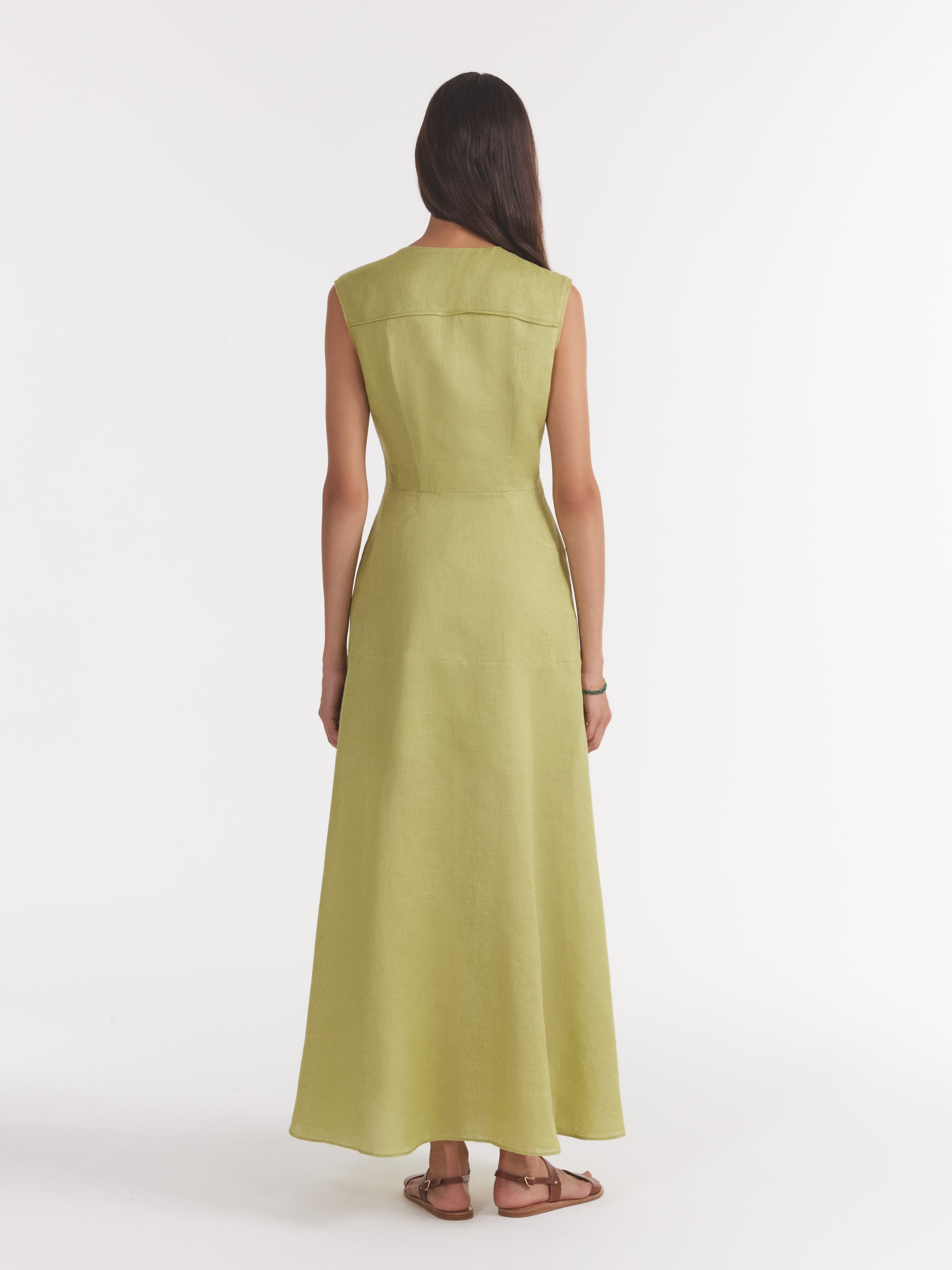 Sierra Dress in Kiwi SALONI Sierra Dress in Kiwi SALONI