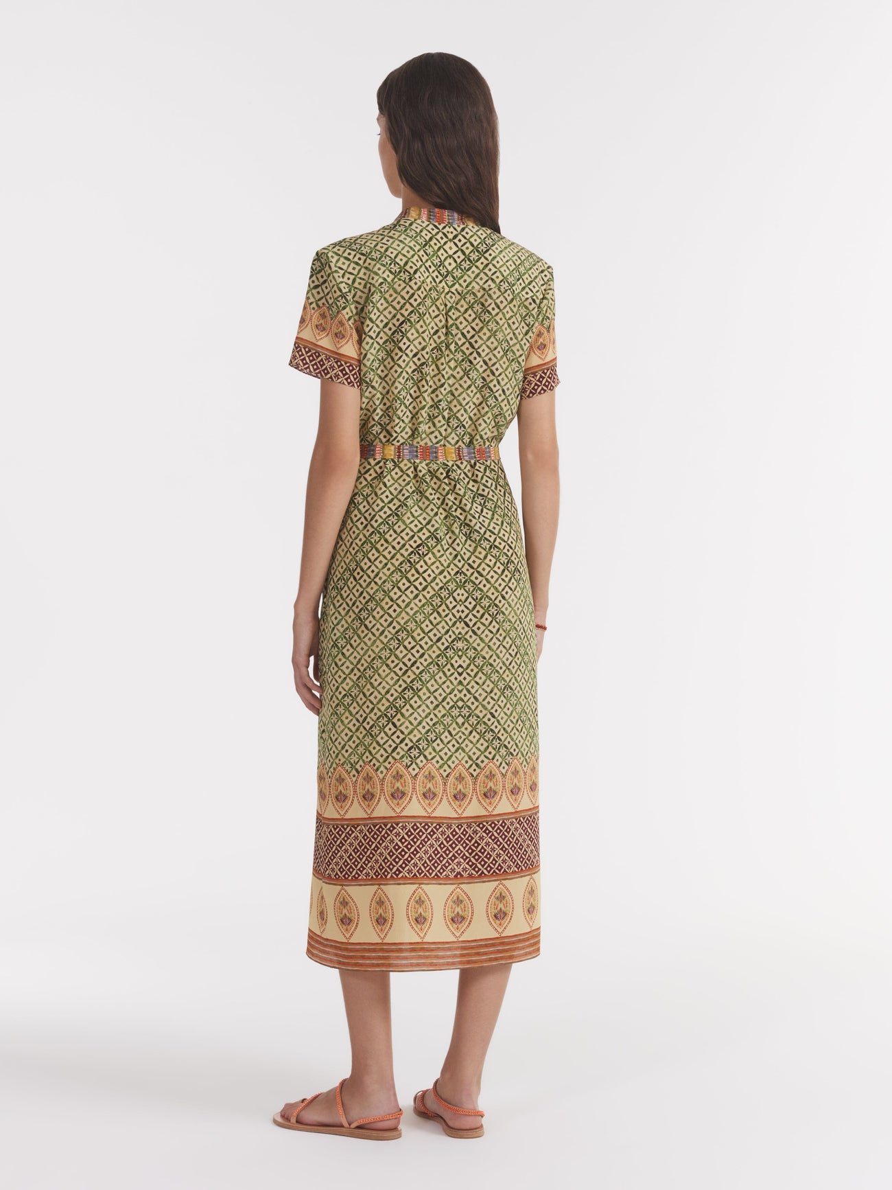 Load image into Gallery viewer, Vicki Dress in Myrtle Mosaic
