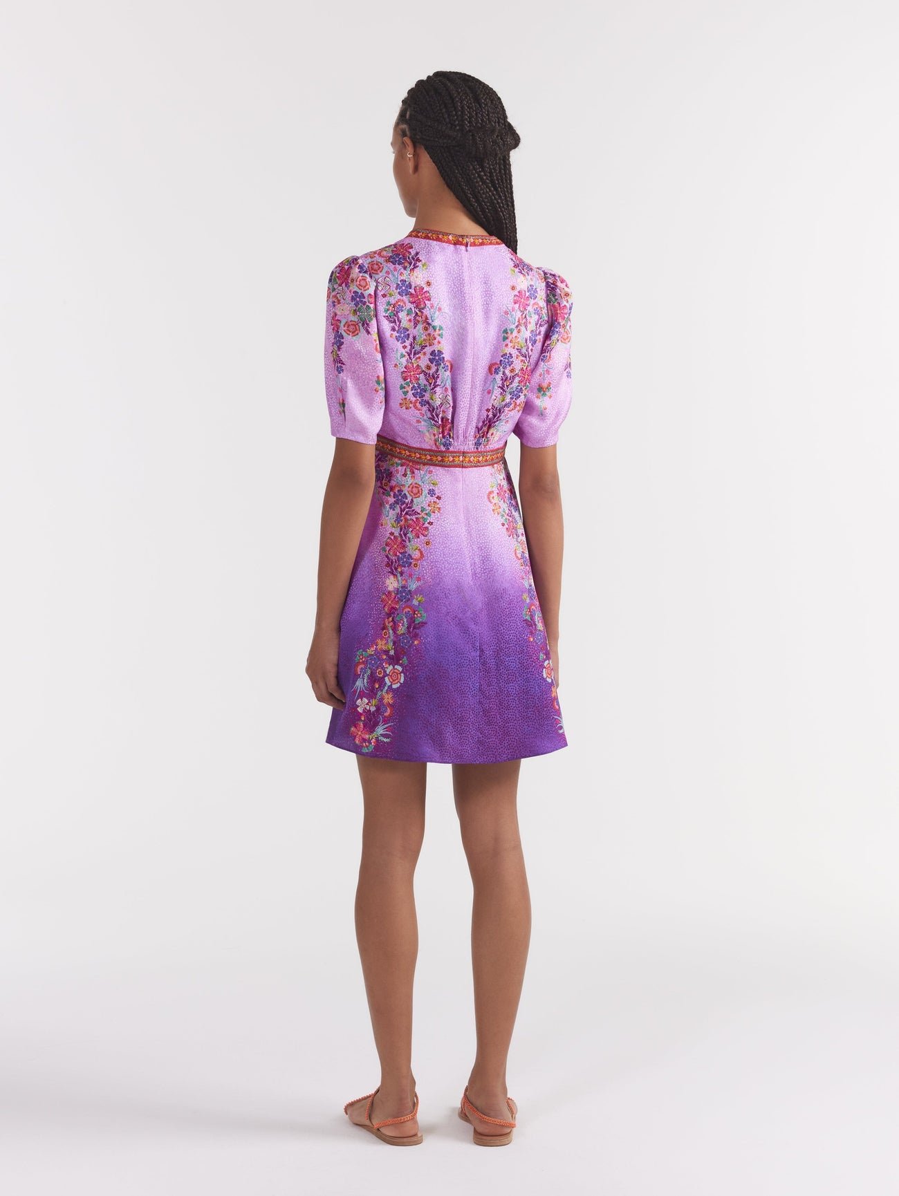 Load image into Gallery viewer, Tabitha Mini Dress in Zinnia Gradient
