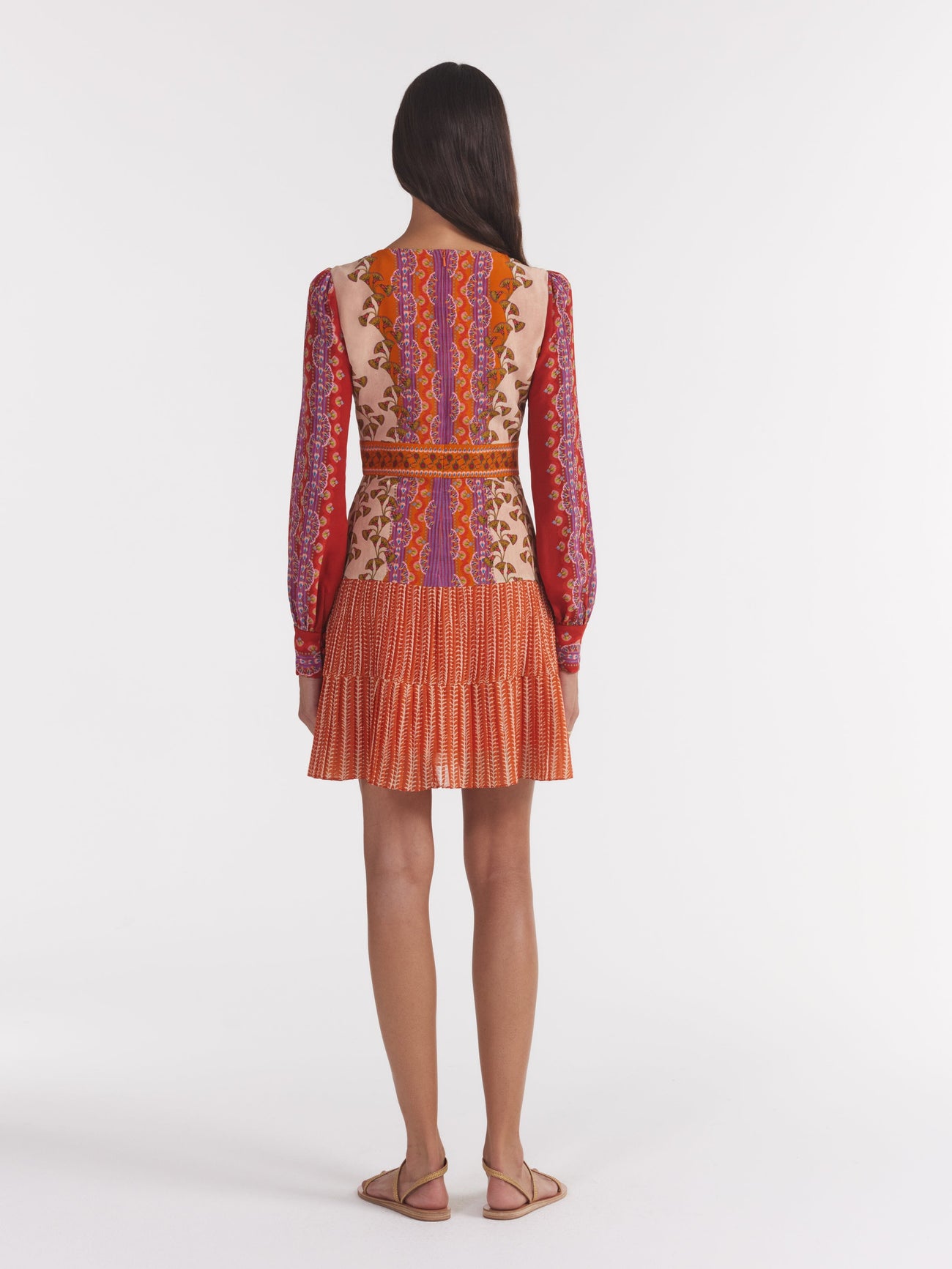 Load image into Gallery viewer, Vera Mini Dress in Papyrus Pillar