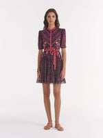 Ally Dress in Feather Stitch