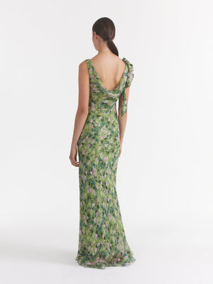 Asher B Dress in Palmetto Fern – SALONI