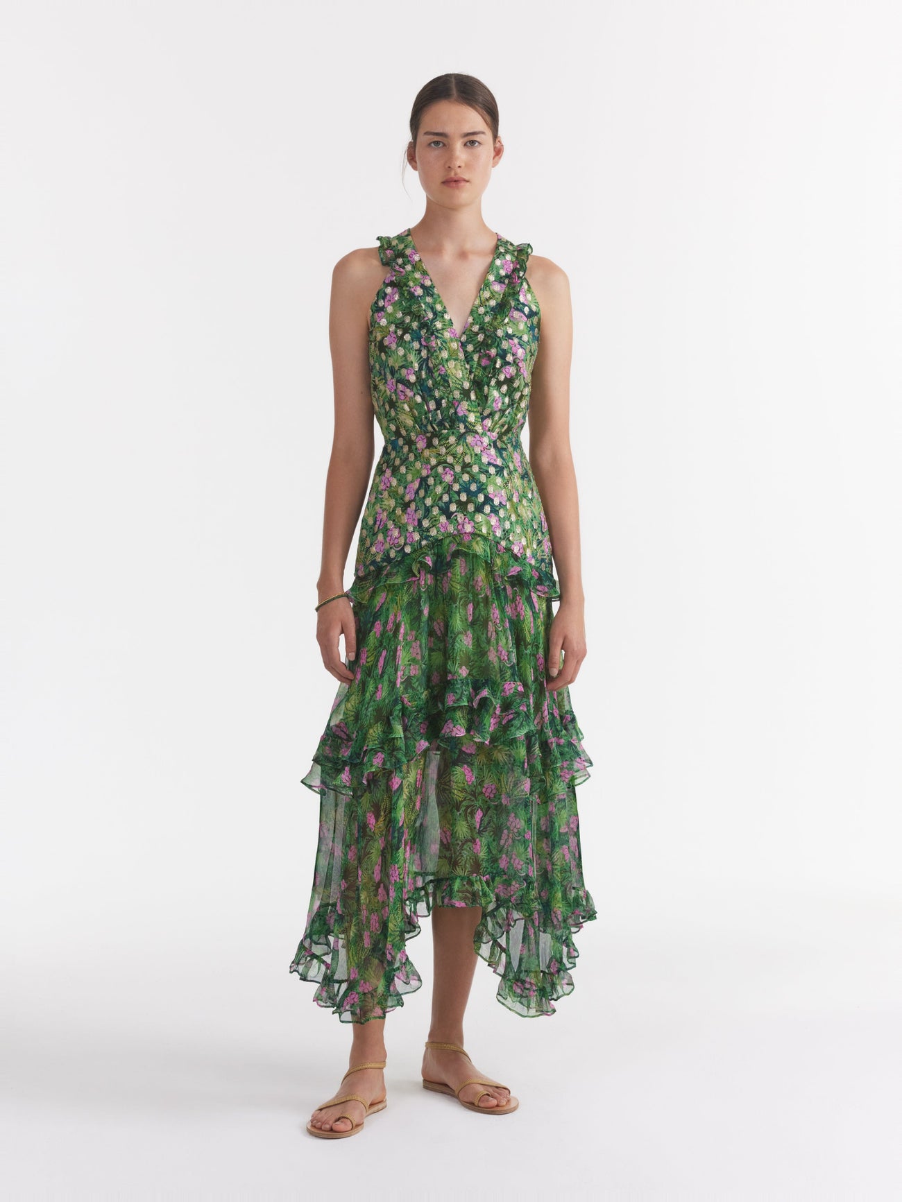 Load image into Gallery viewer, Jolie B Dress in Palmetto Fern