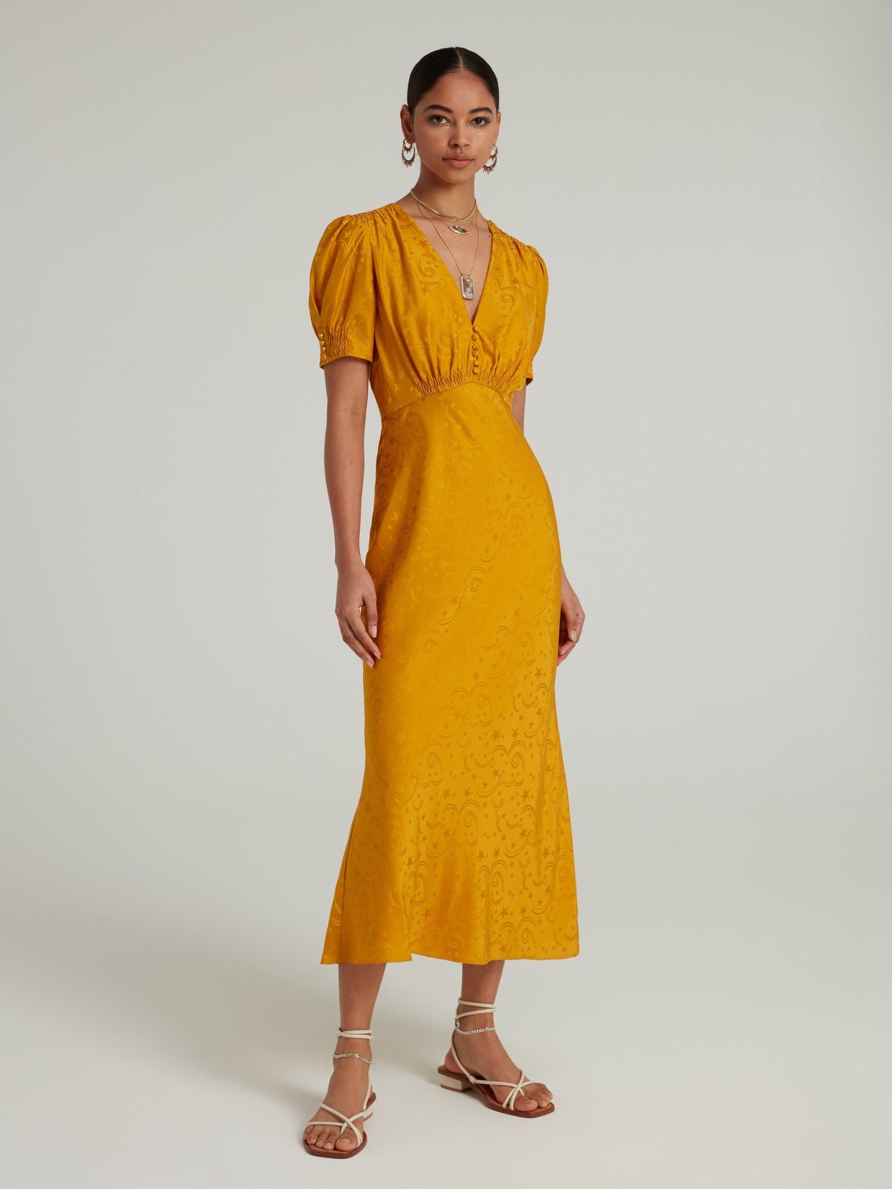 Load image into Gallery viewer, Venyx Lea B Dress in Golden Poppy