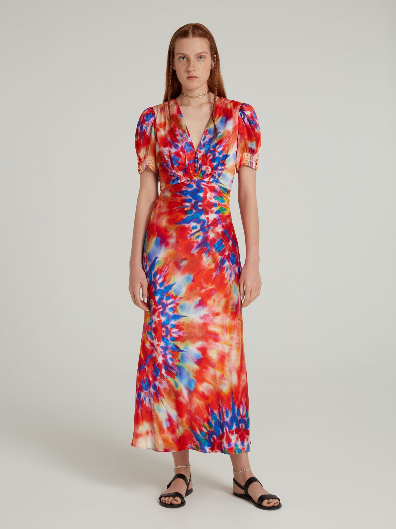 Load image into Gallery viewer, Venyx Lea B Dress in Vibrant Echo