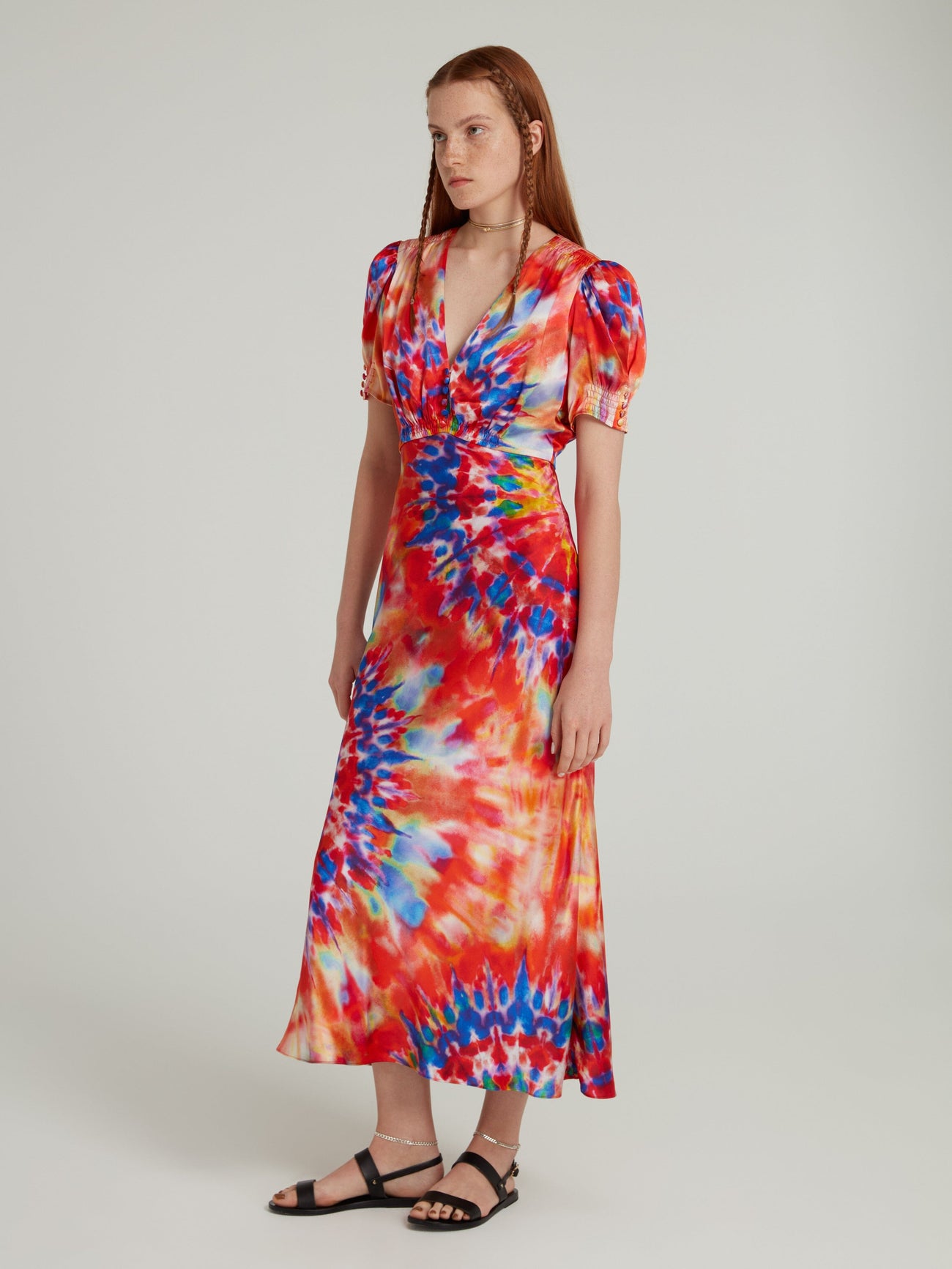 Load image into Gallery viewer, Venyx Lea B Dress in Vibrant Echo