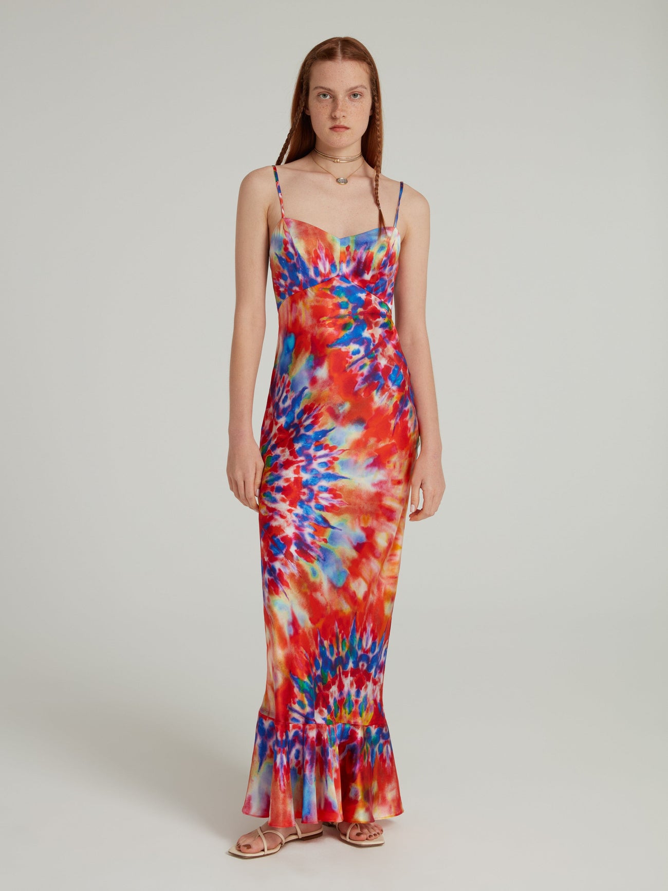 Load image into Gallery viewer, Venyx Mimi B Dress in Vibrant Tie Dye