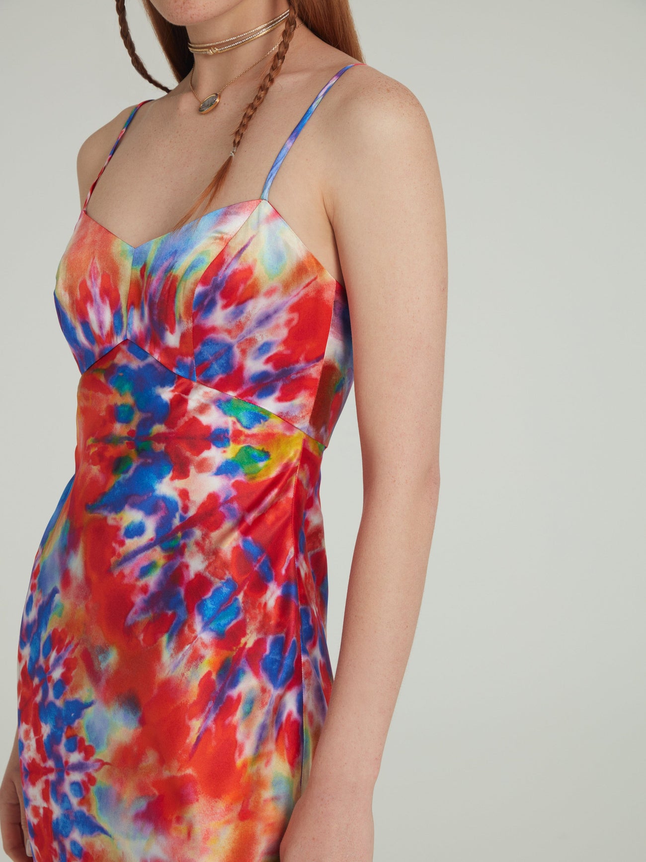 Load image into Gallery viewer, Venyx Mimi B Dress in Vibrant Tie Dye