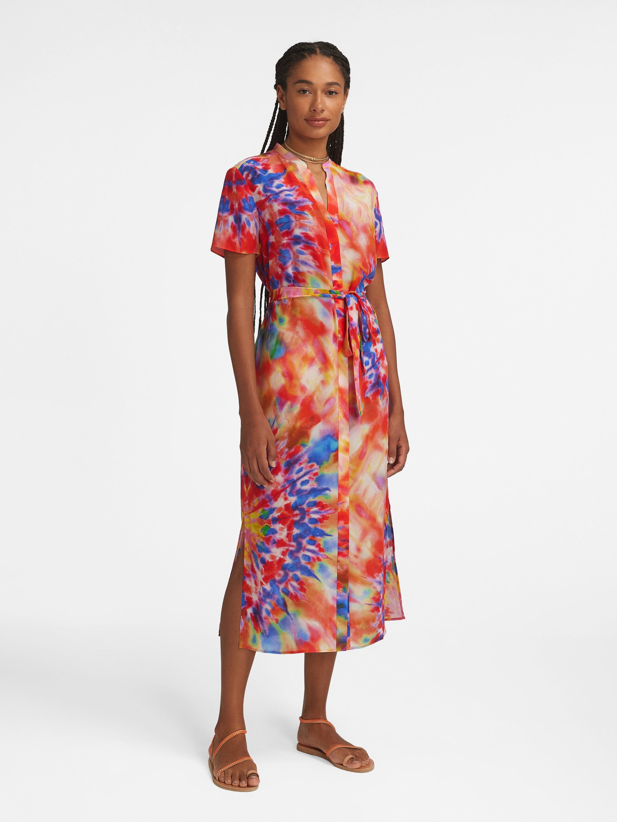 Venyx Vicki Dress in Psychedelic Tie Dye