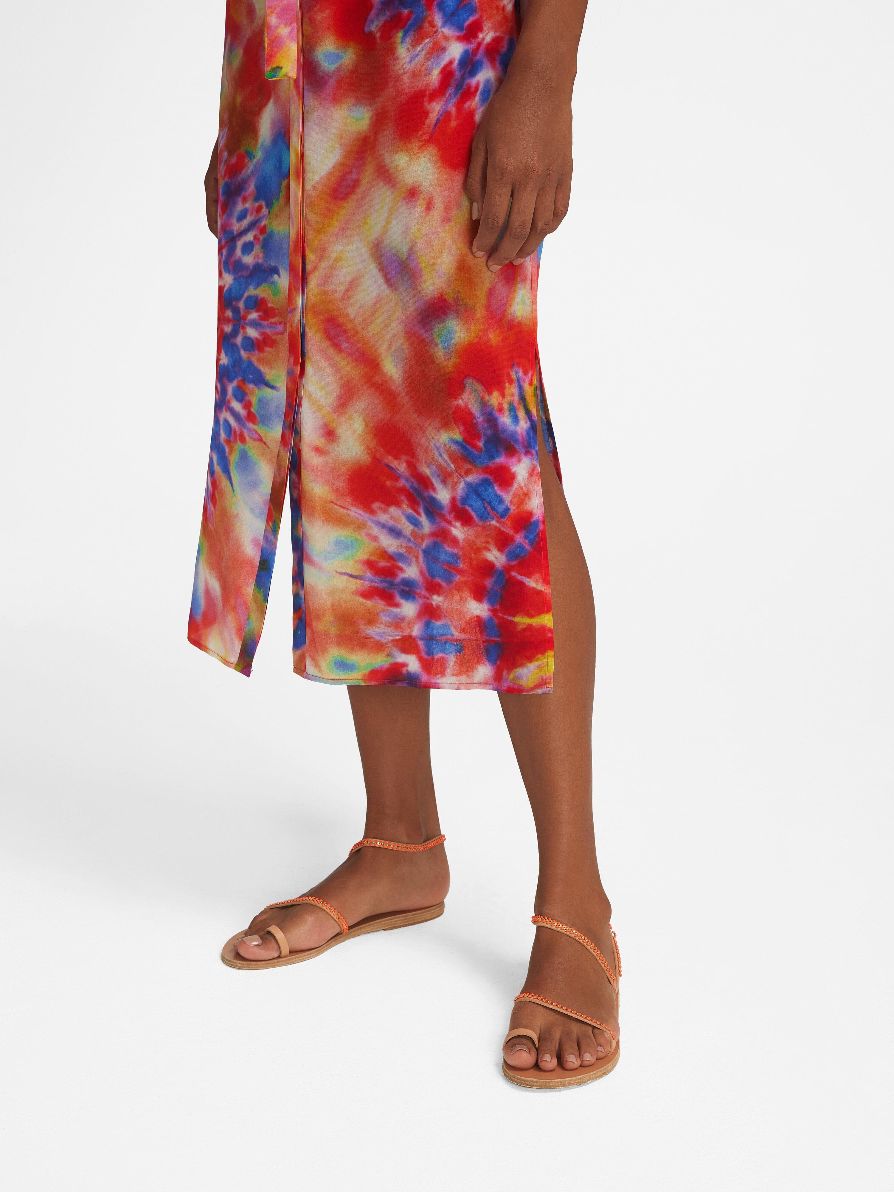 Venyx Vicki Dress in Psychedelic Tie Dye