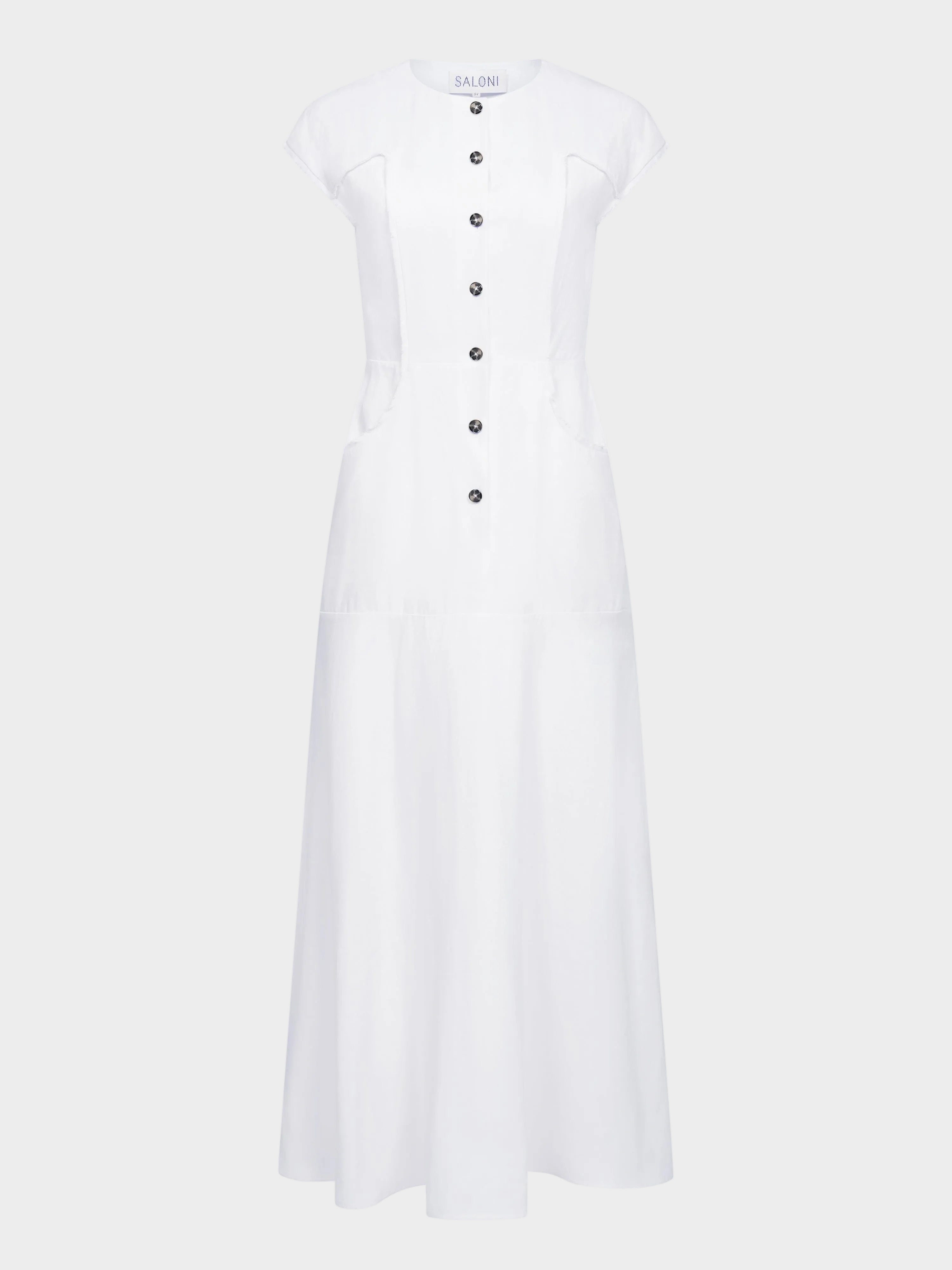 Sierra B Dress in Ivory