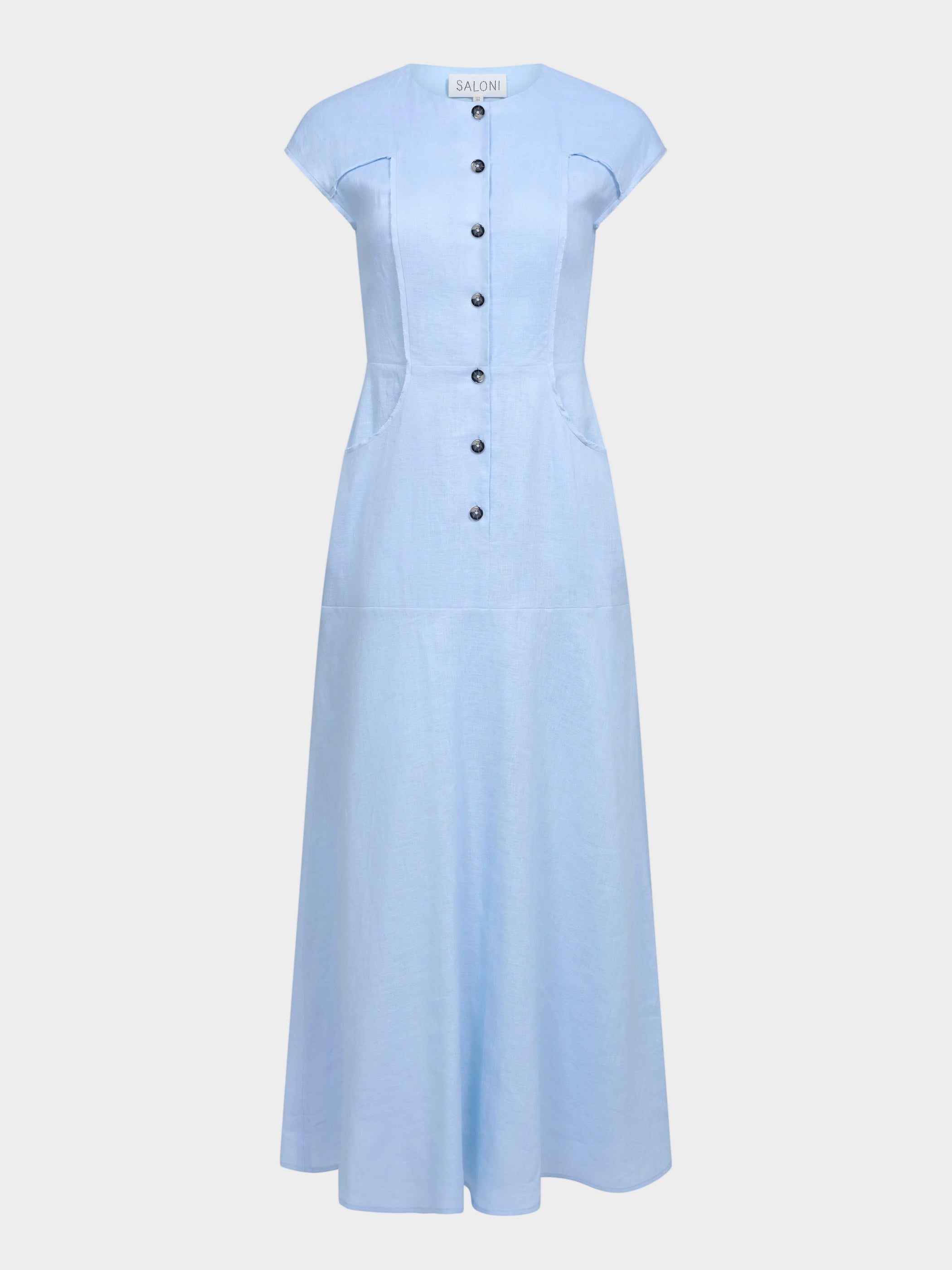 Sierra B Dress in Pale Sky