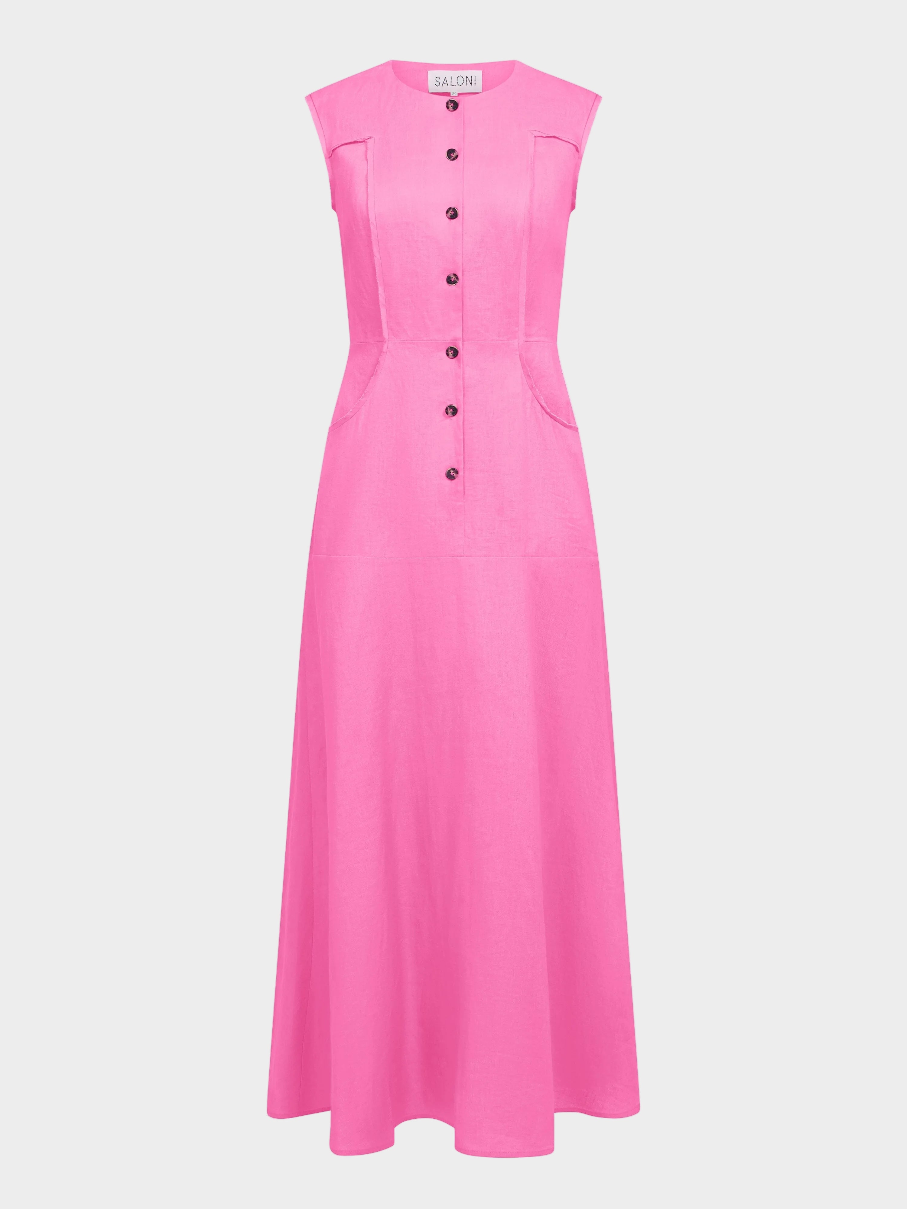 Sierra Dress in Carmine Rose