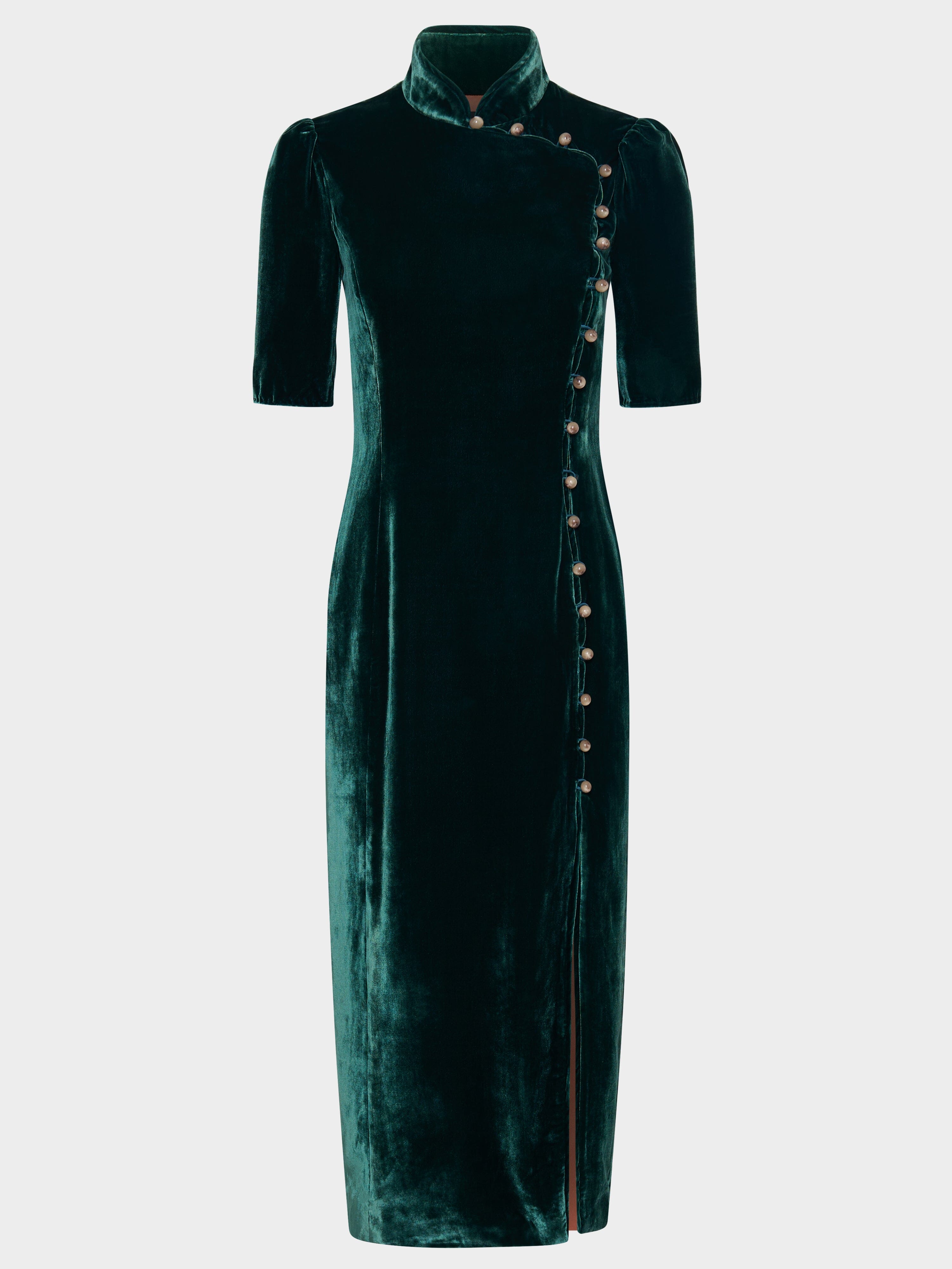 Venyx Taro Dress in Jade