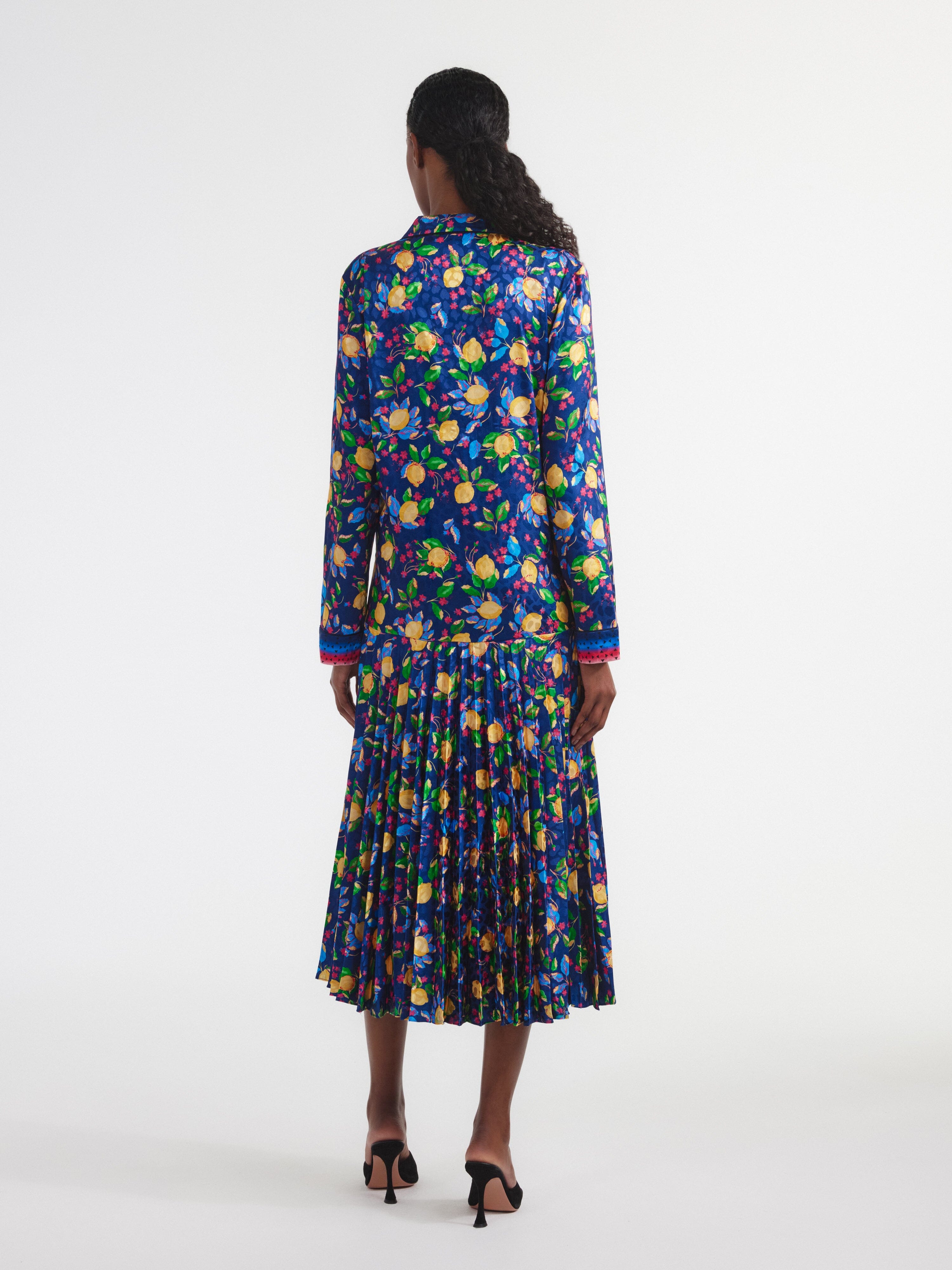 Sonia Dress in Limoncello Spectrum print