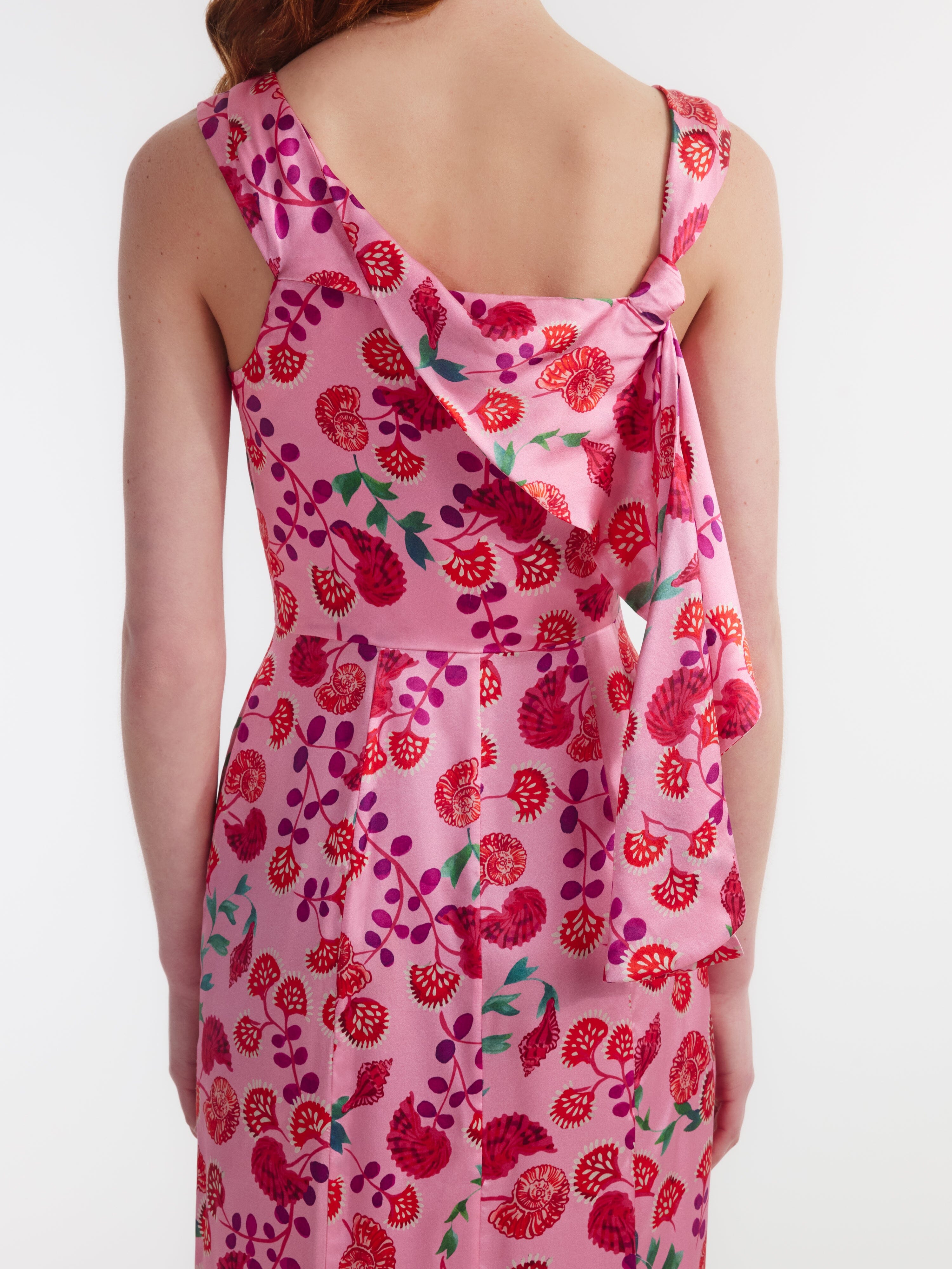 Leona Dress in Ammonite Rose