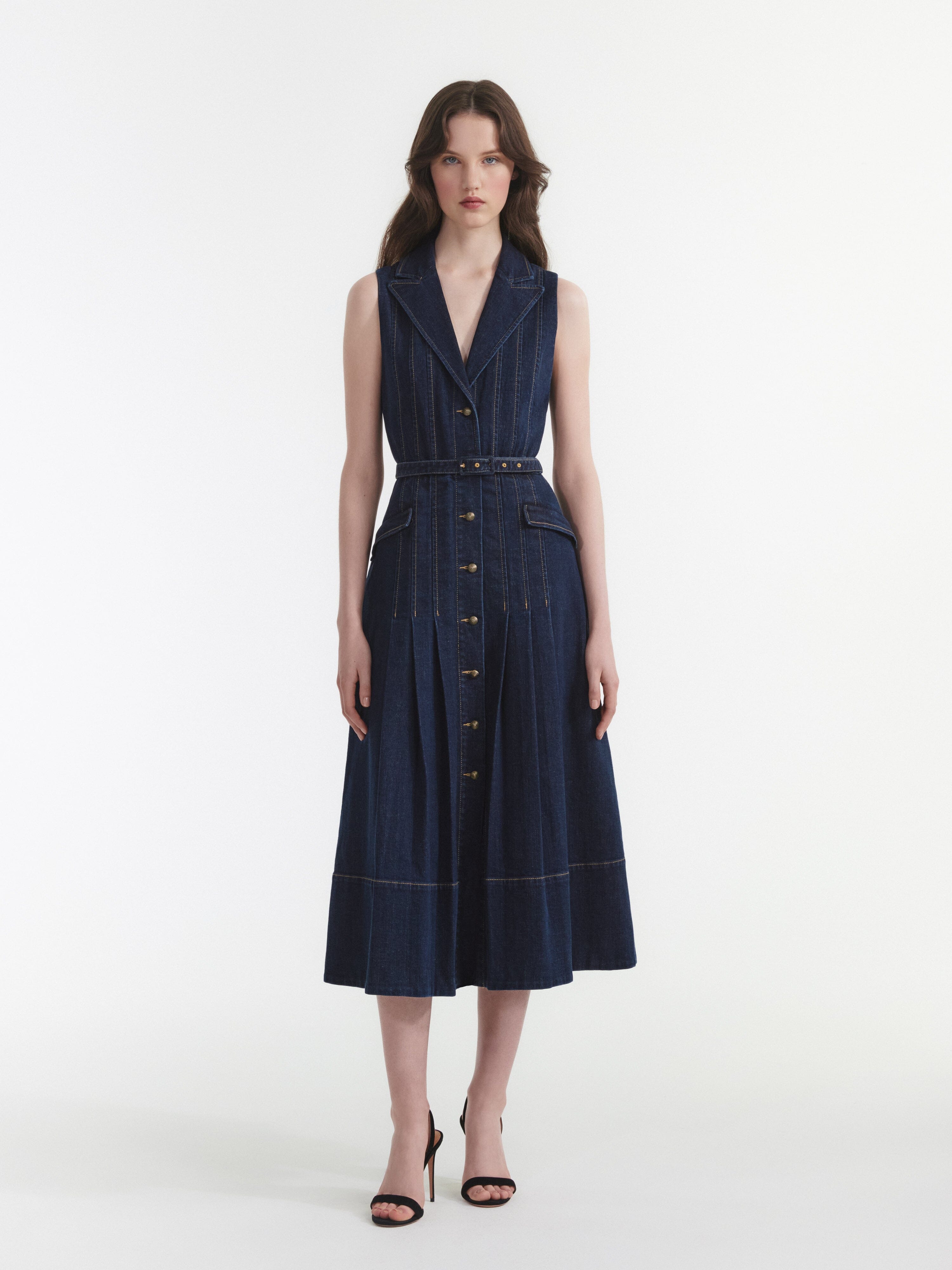 Livi Dress in Indigo – SALONI